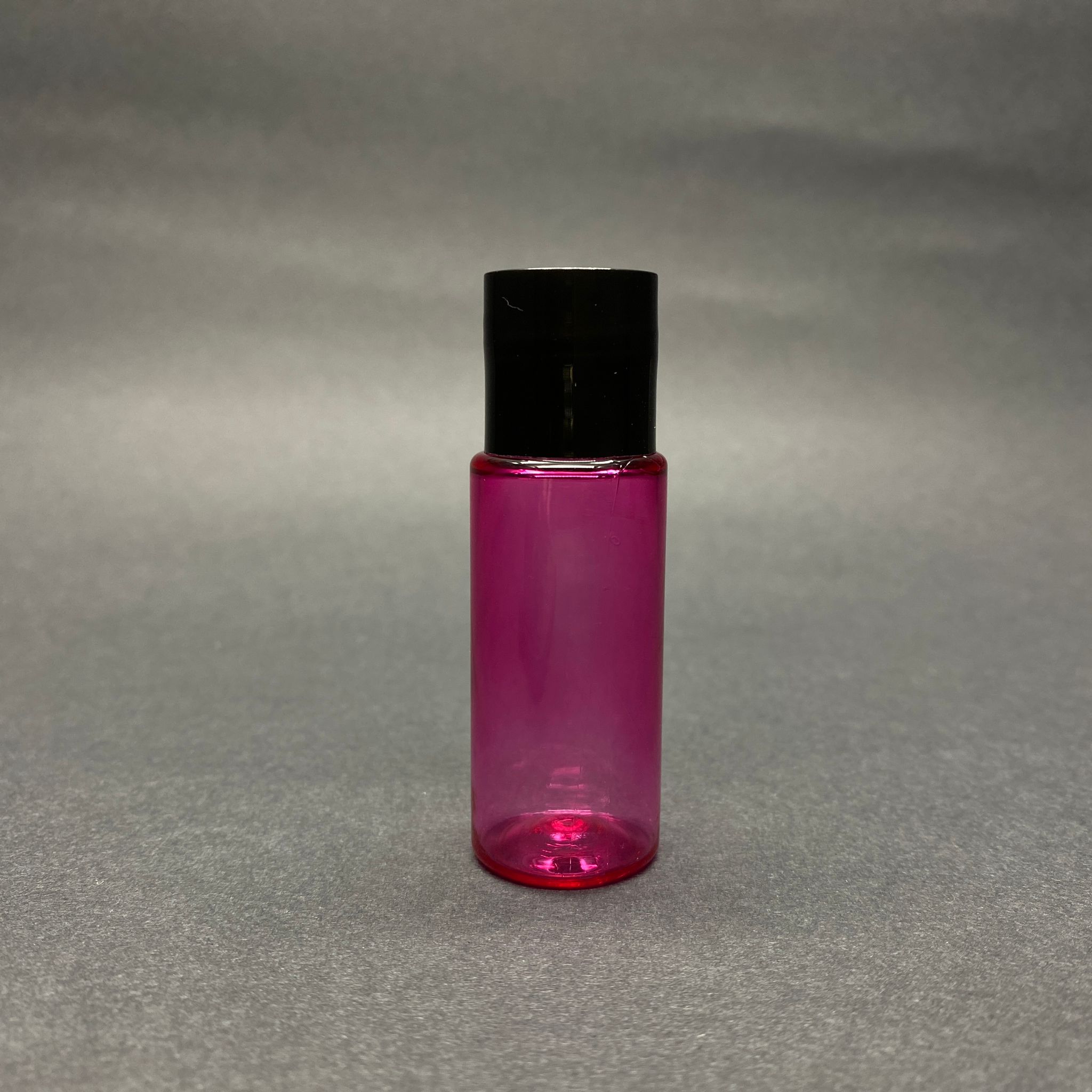 15 Cc Pembe Pet Şişe - Siyah Sızdırmaz Kapaklı - 15 Ml Buklet Şişe
