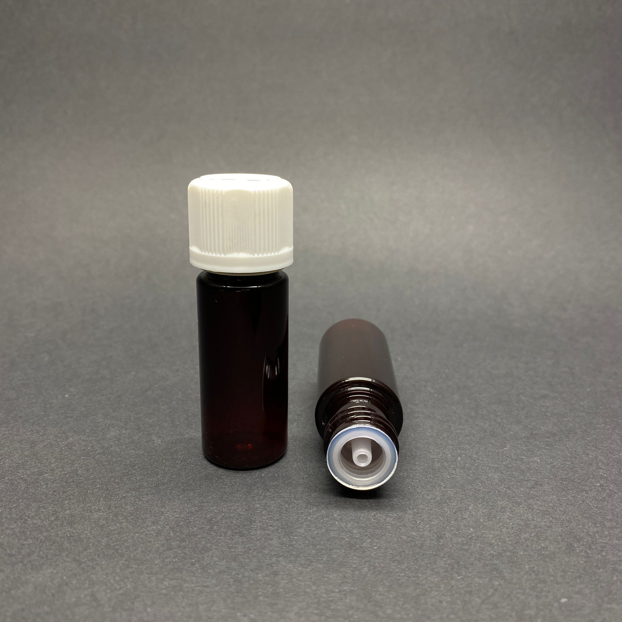 15 Cc Pet Şişe Amber - Çocuk Kilit Kapaklı Damlalıklı Kör Tıpalı - 15 Ml Çocuk Emniyet Kapaklı Pet Şişe