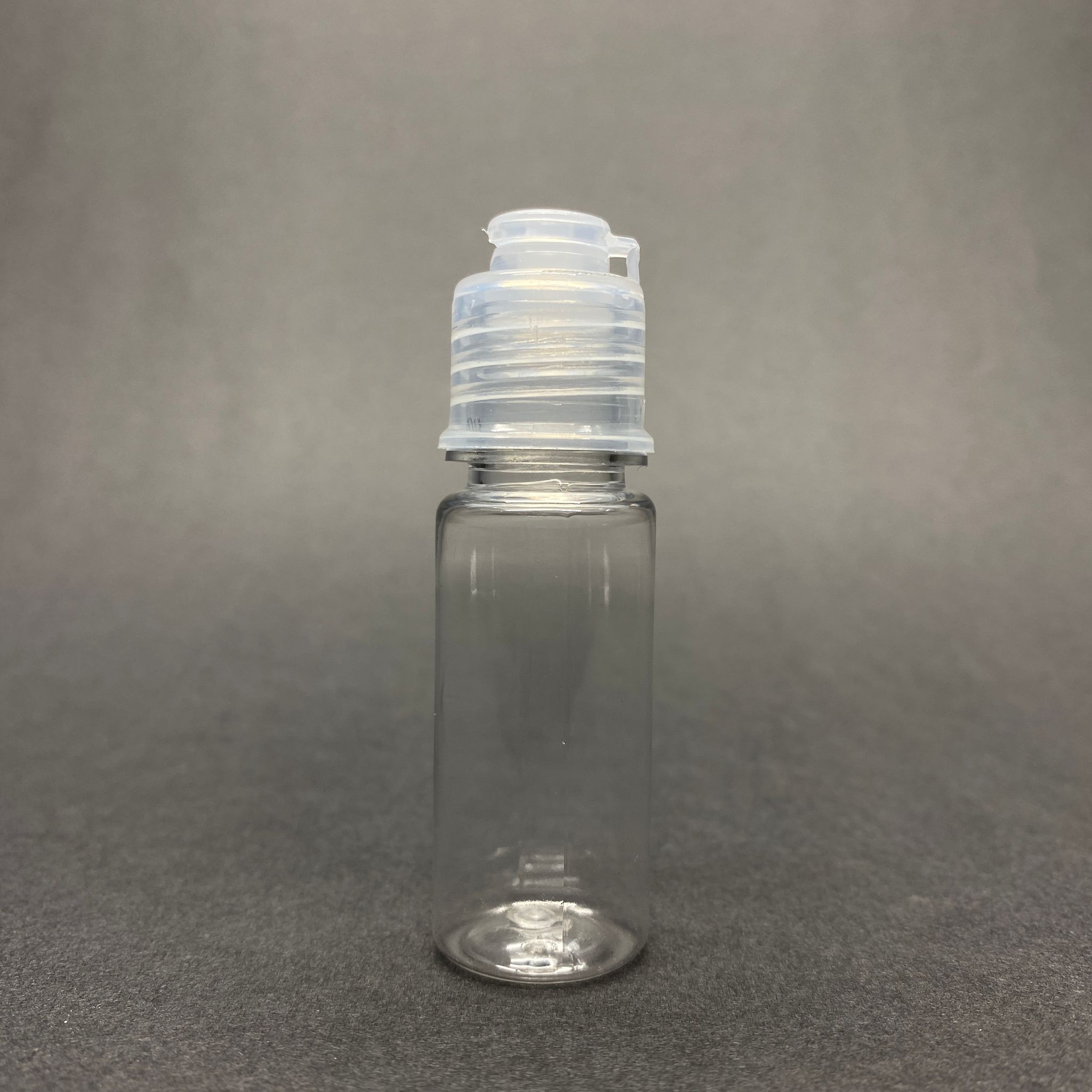 15 Cc Plastik Şişe - Yeni Şeffaf Fliptop Kapaklı - Açılır Kapanır Kapaklı - 15 Ml Akıtıcılı Pet Şişe