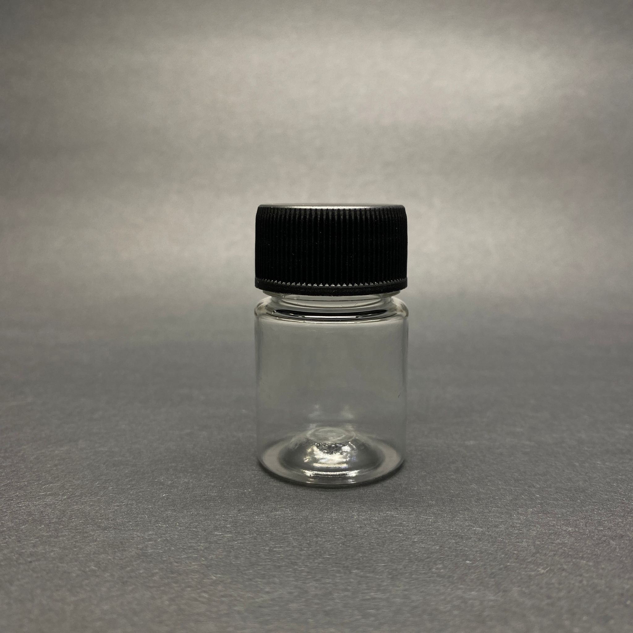 15 Cc Şeffaf Pet Kavanoz - Siyah Sızdırmaz Kapaklı - 15 Ml Geniş Ağızlı Pet Şişe - Minik Numune Kavanozu - Ufak Plastik Kavanoz