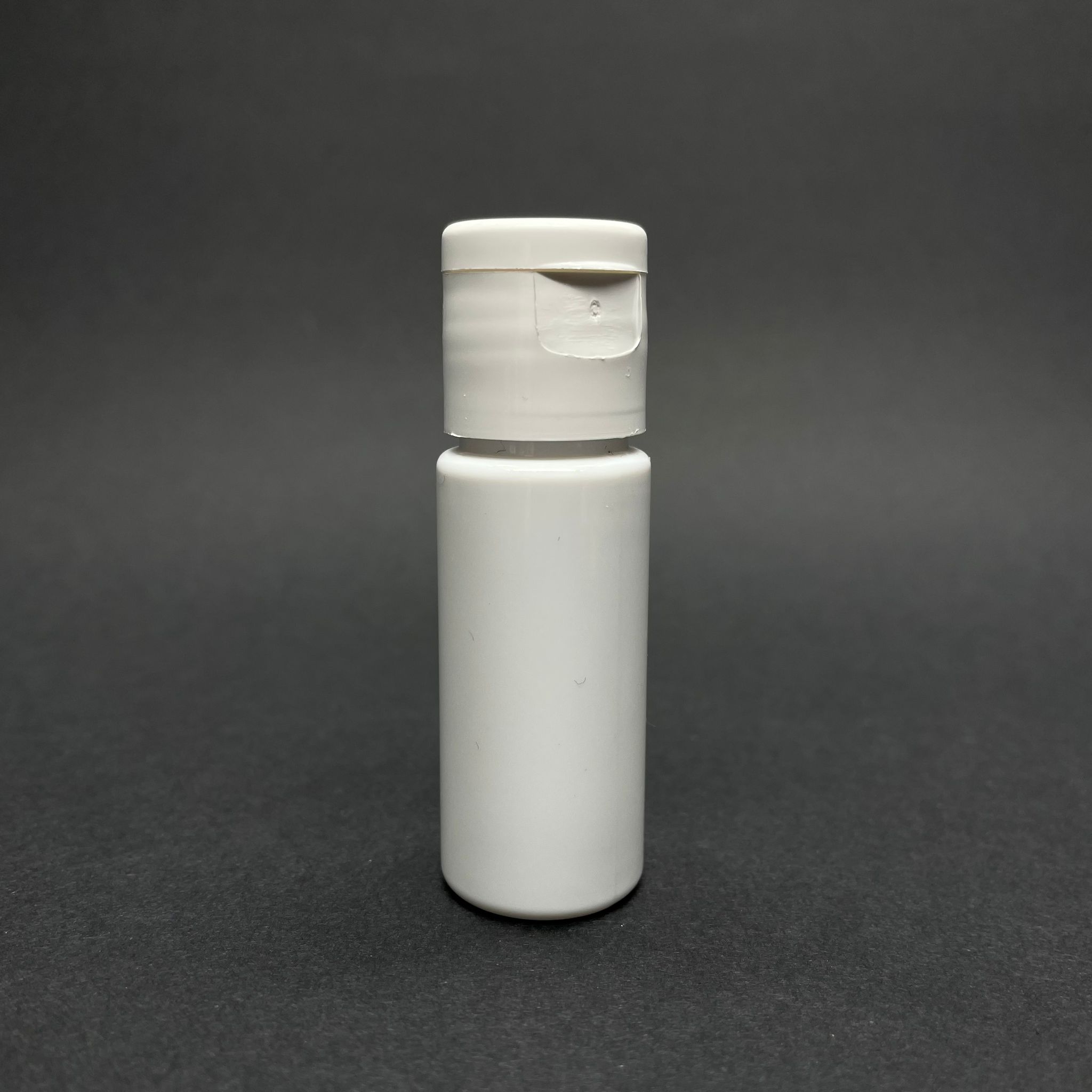 15 Cc Silindir Pet Şişe - Beyaz Fliptop Kapaklı - 15 Ml Pet Şişe Beyaz