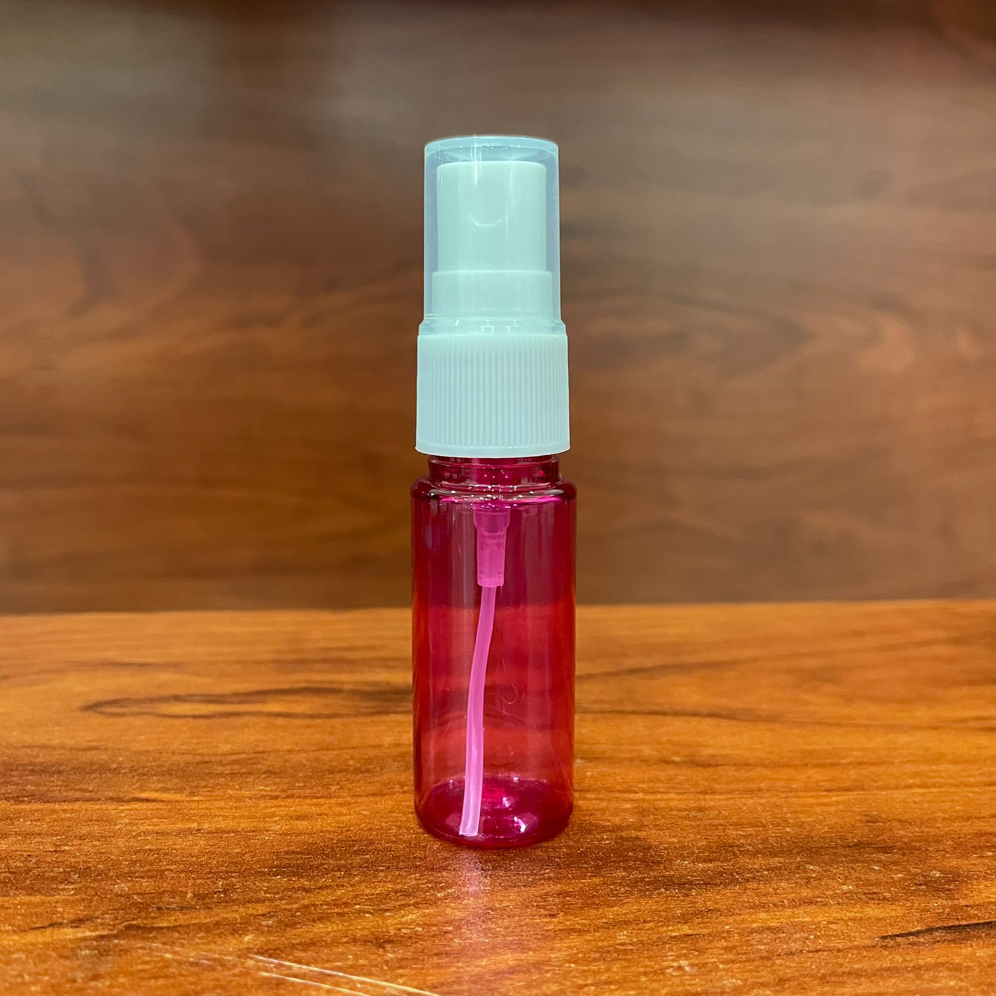 15 Cc Silindir Pet Şişe - Beyaz Spreyli  - 15 Ml Fısfıs Pet Şişe - Pembe