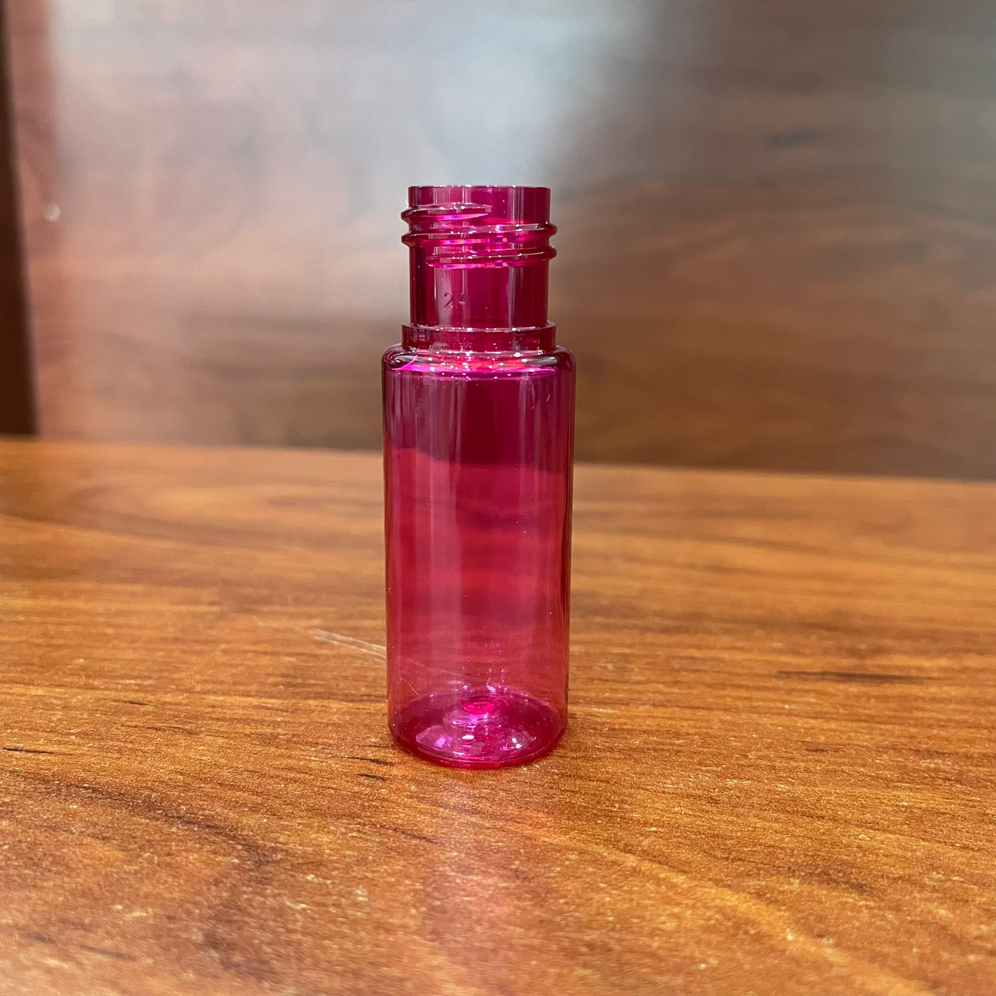 15 Cc Silindir Pet Şişe Kapaksız (18 Ağız) - 15 Ml Pet Şişe - Pembe