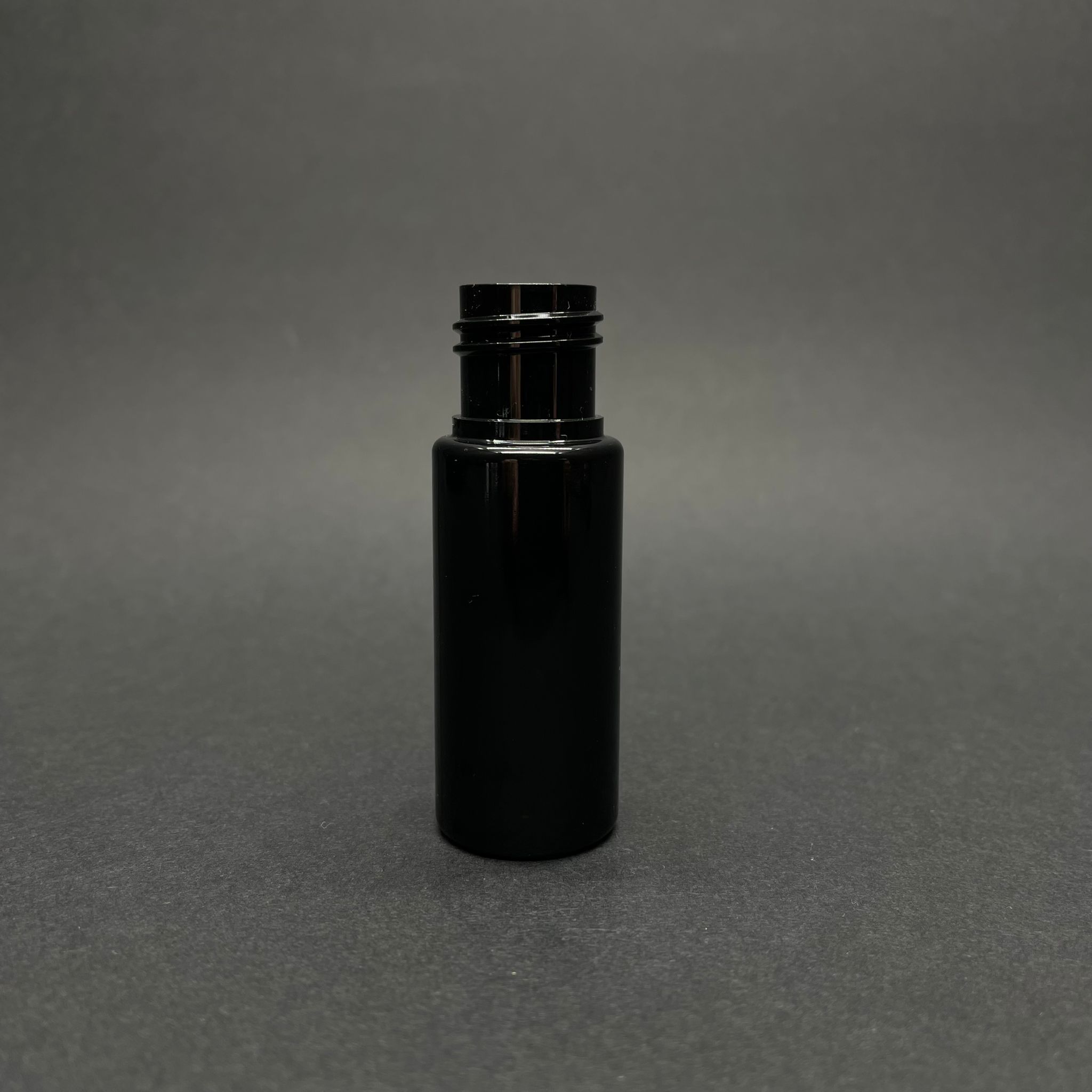 15 Cc Silindir Pet Şişe Kapaksız (18 Ağız) - 15 Ml Pet Şişe - Siyah