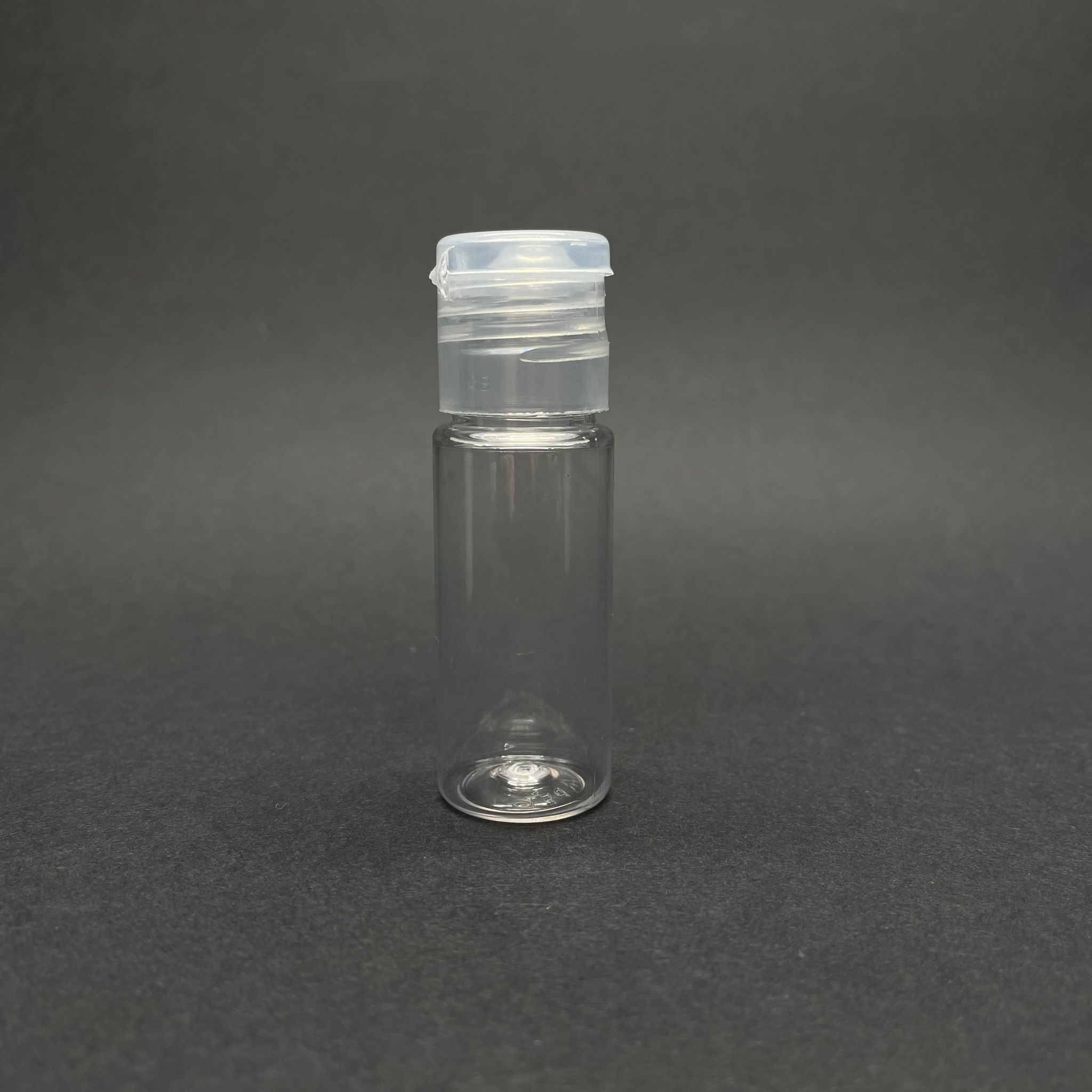 15 Cc Silindir Pet Şişe - Şeffaf Fliptop Kapaklı - 15 Ml Pet Şişe