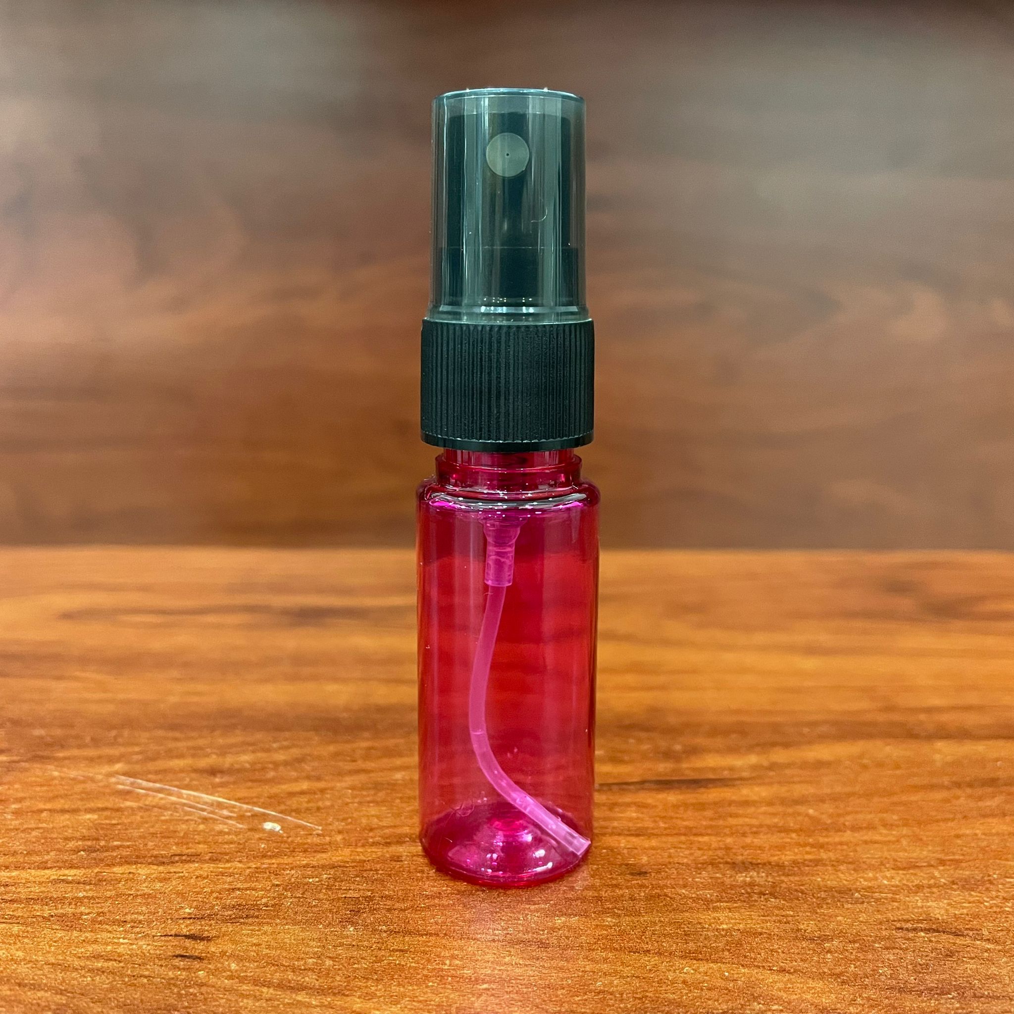 15 Cc Silindir Pet Şişe - Siyah Spreyli  - 15 Ml Fısfıs Pet Şişe - Pembe