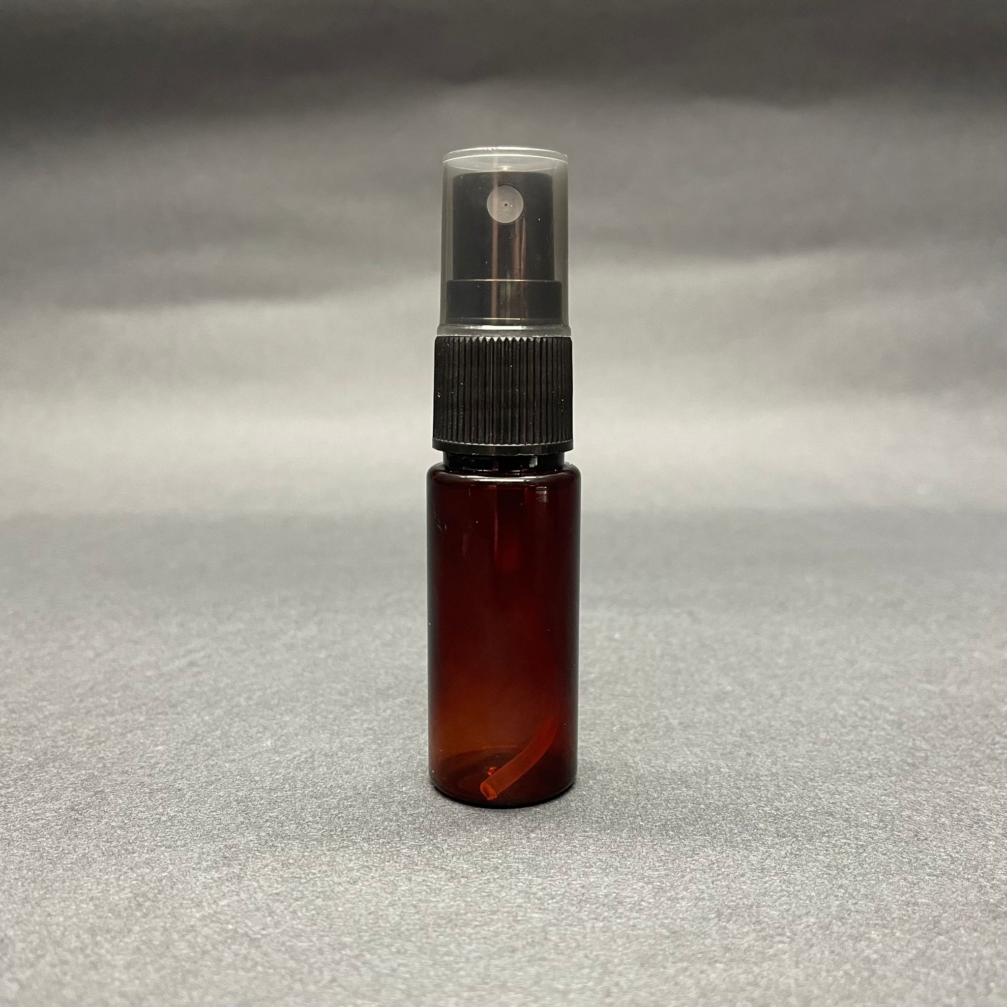 15 Cc Silindir Pet Şişe - Siyah Spreyli - 15 Ml Pet Şişe - Amber, Kahverengi