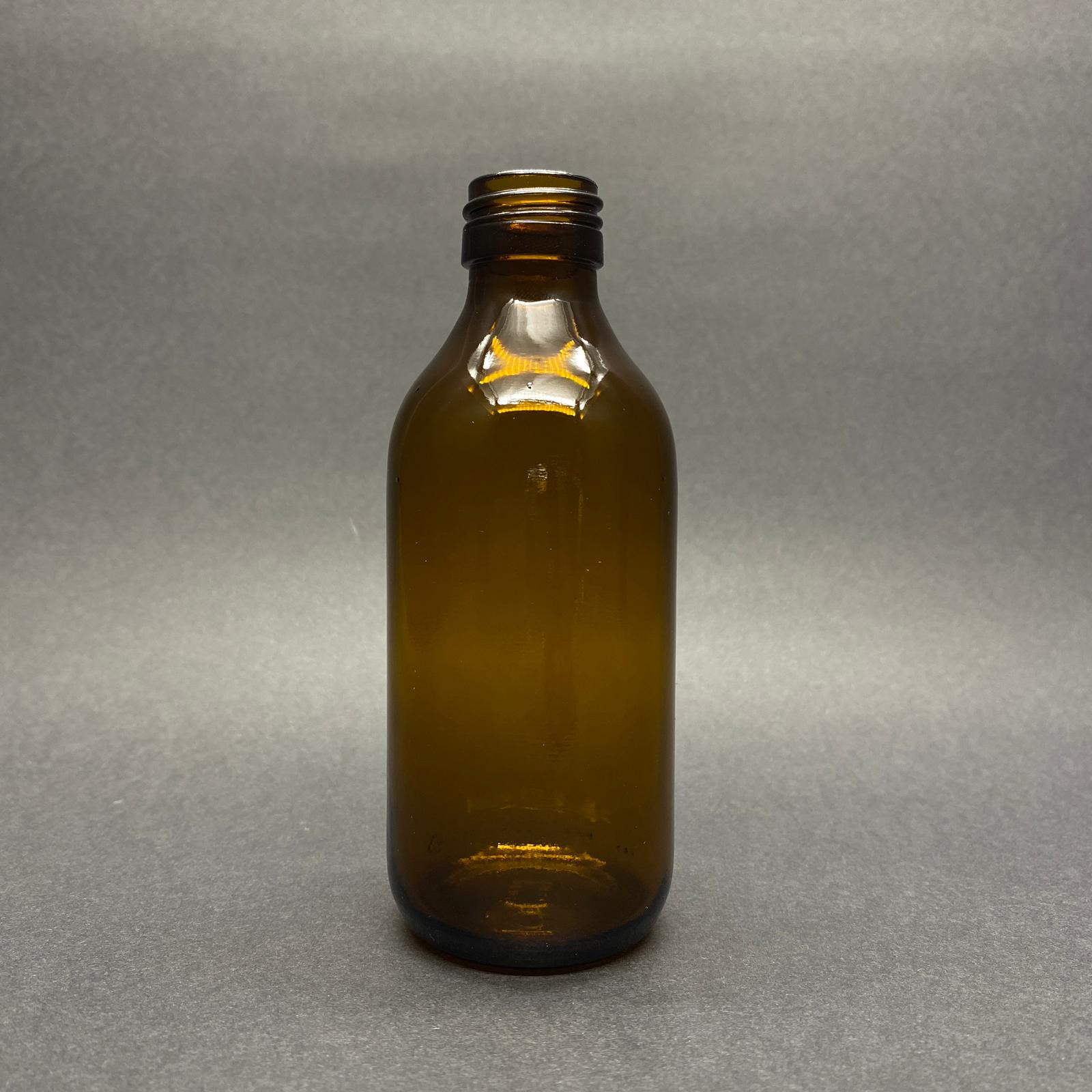 150 Cc Amber Cam Şişe - 25 Pp Ağız  - 150 Ml Kahverengi Boş Şurup Şişesi  - 150 Ml Ecza Şişesi 25 Pp - Kapaksız - Şişecam Ürün Kodu: 716715