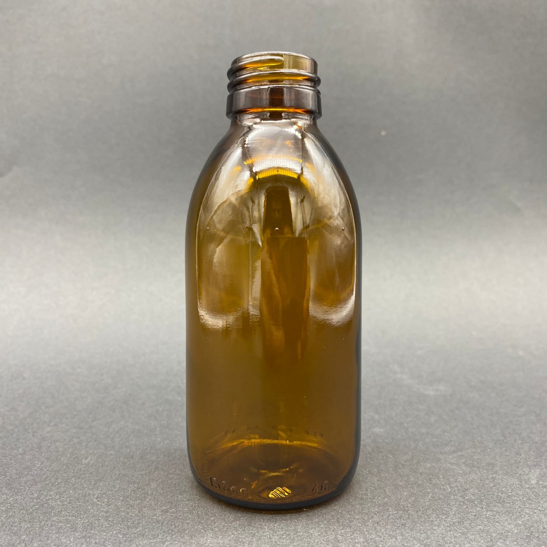150 Cc Amber Cam Şişe Kapaksız (28 Ağız) - 150 Ml Cam Şişe - Şişecam Ürün Kodu: 719015 İle Eşdeğerdir