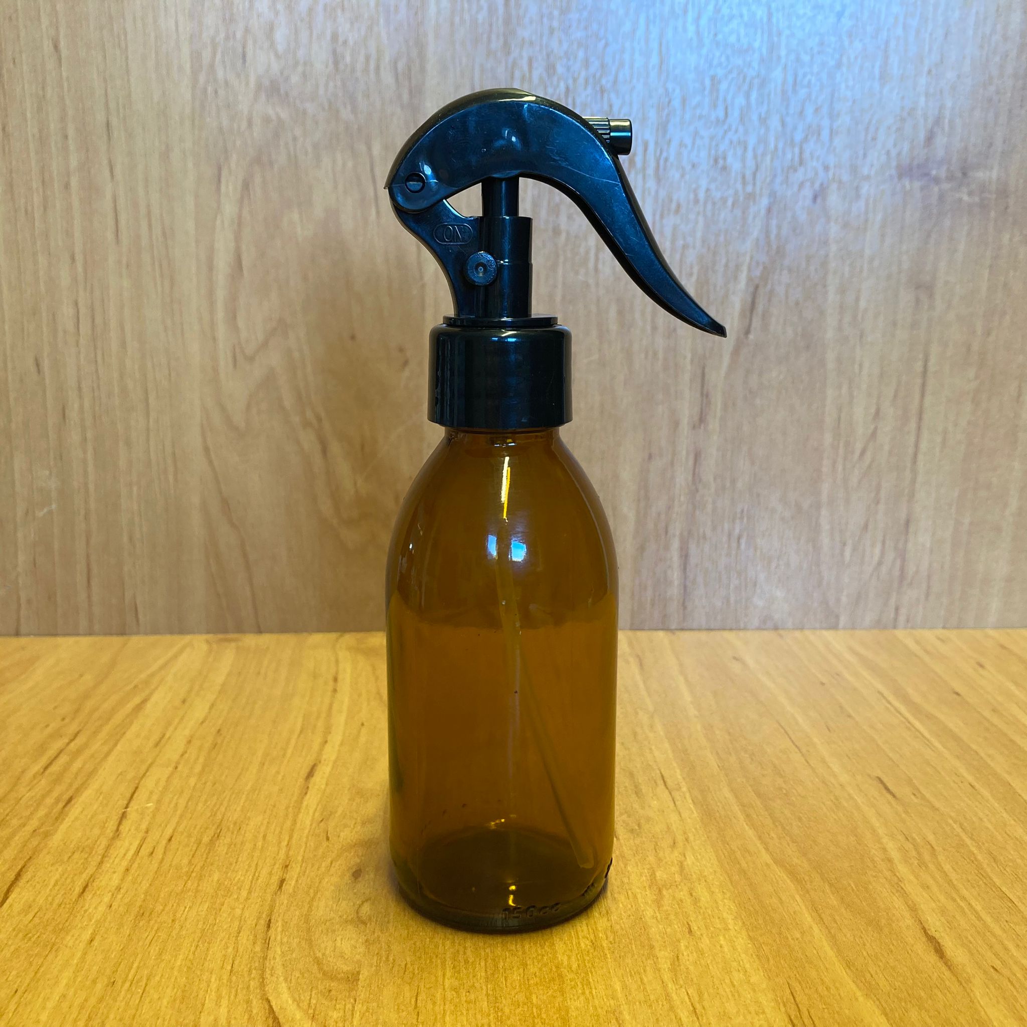 150 Cc Amber Cam Şişe - Siyah Triger Spreyli - 150 Ml Kahverengi Spreyli Şişe
