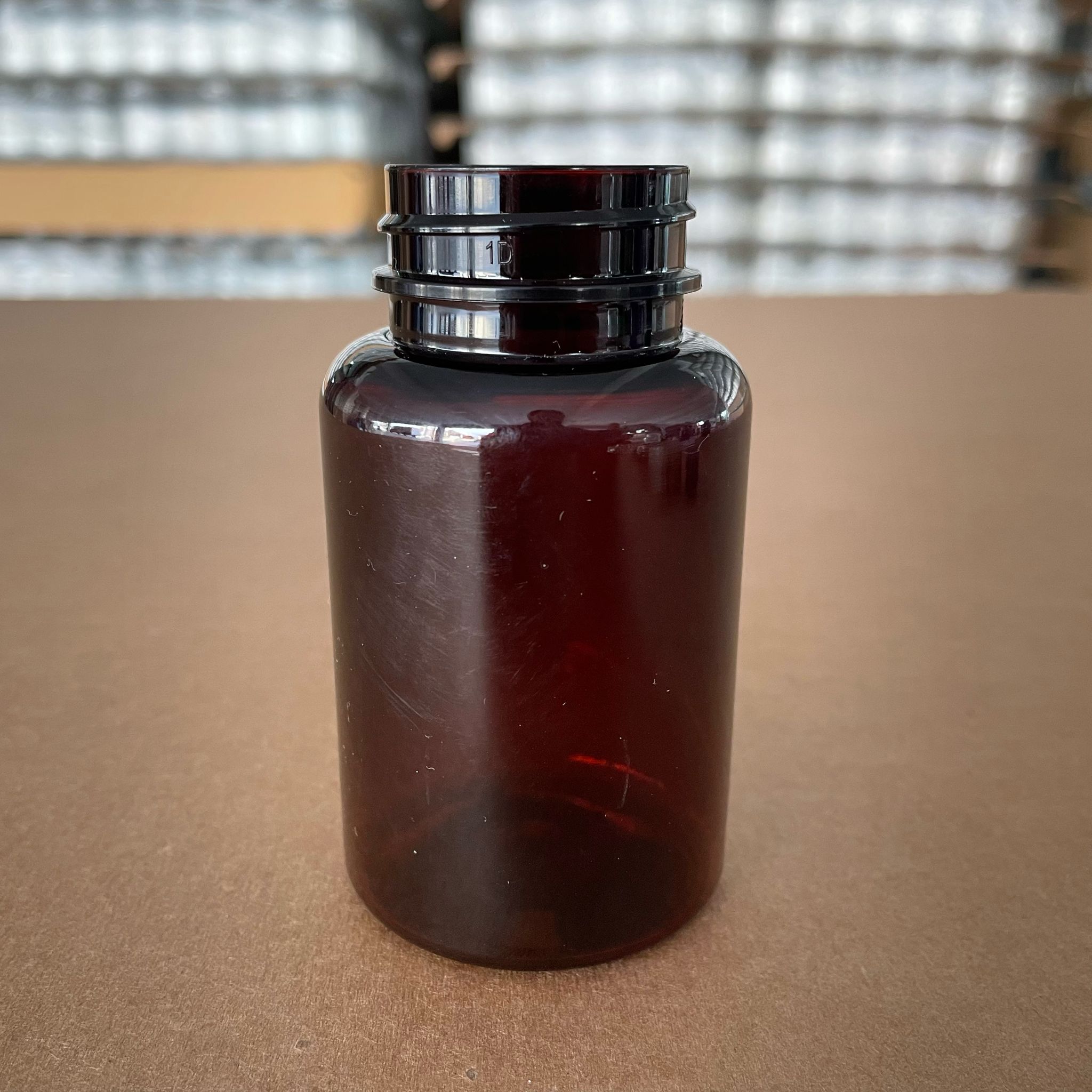 150 Cc Amber Pet Tablet Şişesi - 38 Ağız Kapaksız - 150 Ml Kapsül Kutusu - İlaç Şişesi - Medikal Hap Şişesi - Farmasötik Kavanoz