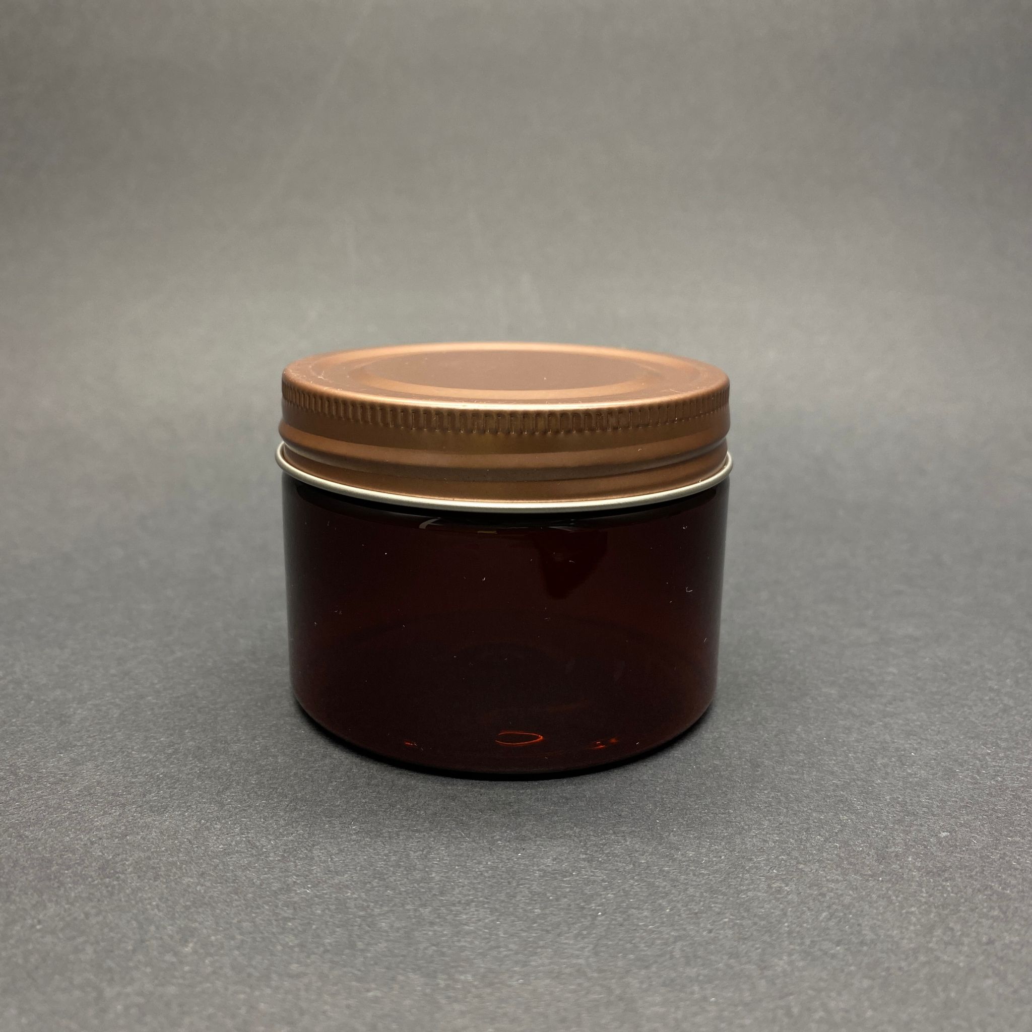 150 Cc Amber Sert Plastik Kavanoz - Bronz Metal Kapaklı - 150 Ml Metal Kapaklı Plastik Kavanoz - Kozmetik Kavanoz, Gıda Kavanozu Ve Krem Kavanozu Olarak Kullanabilirsiniz
