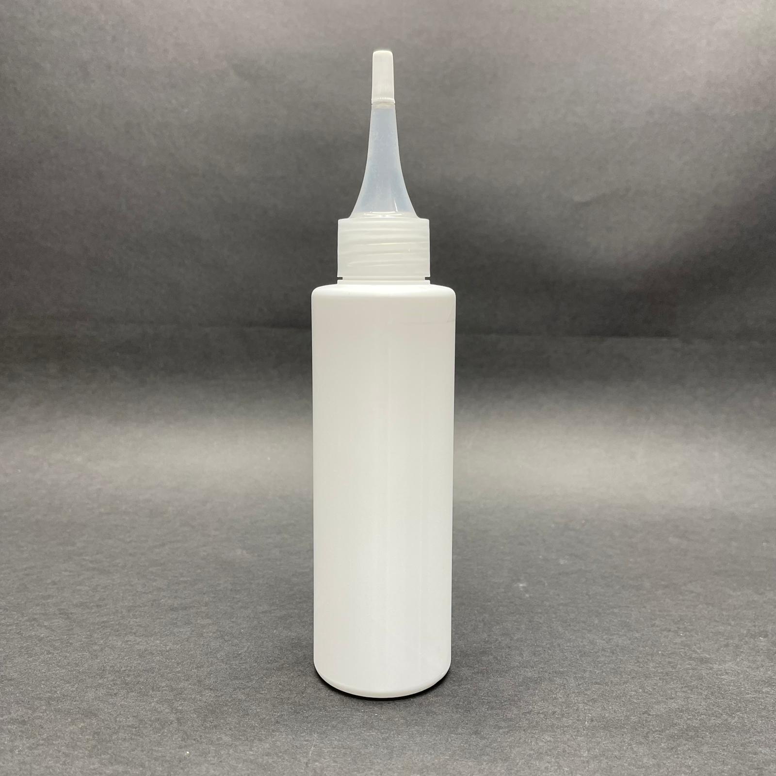 150 Cc Mat Beyaz Sert Polietilen Şişe - Akıtıcılı Kapaklı - 150 Ml Beyaz Plastik Şişe