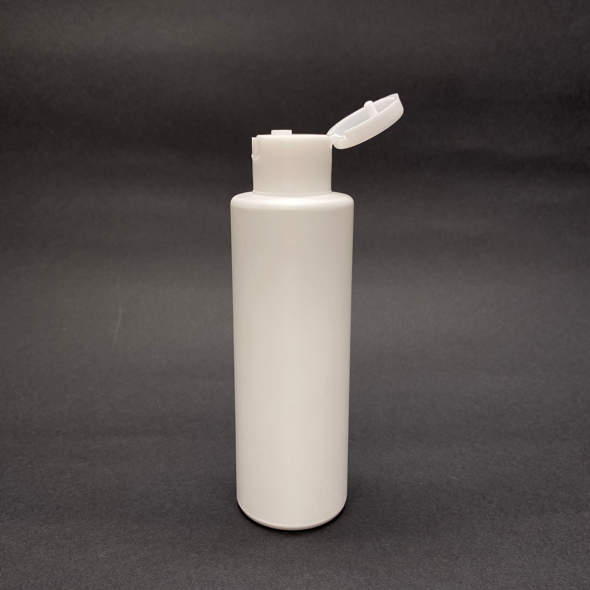 150 Cc Mat Beyaz Sert Polietilen Şişe - Beyaz Açılır Kapanır Fliptop Kapaklı - Çıtçıt Kapaklı - 150 Ml Beyaz Plastik Şişe