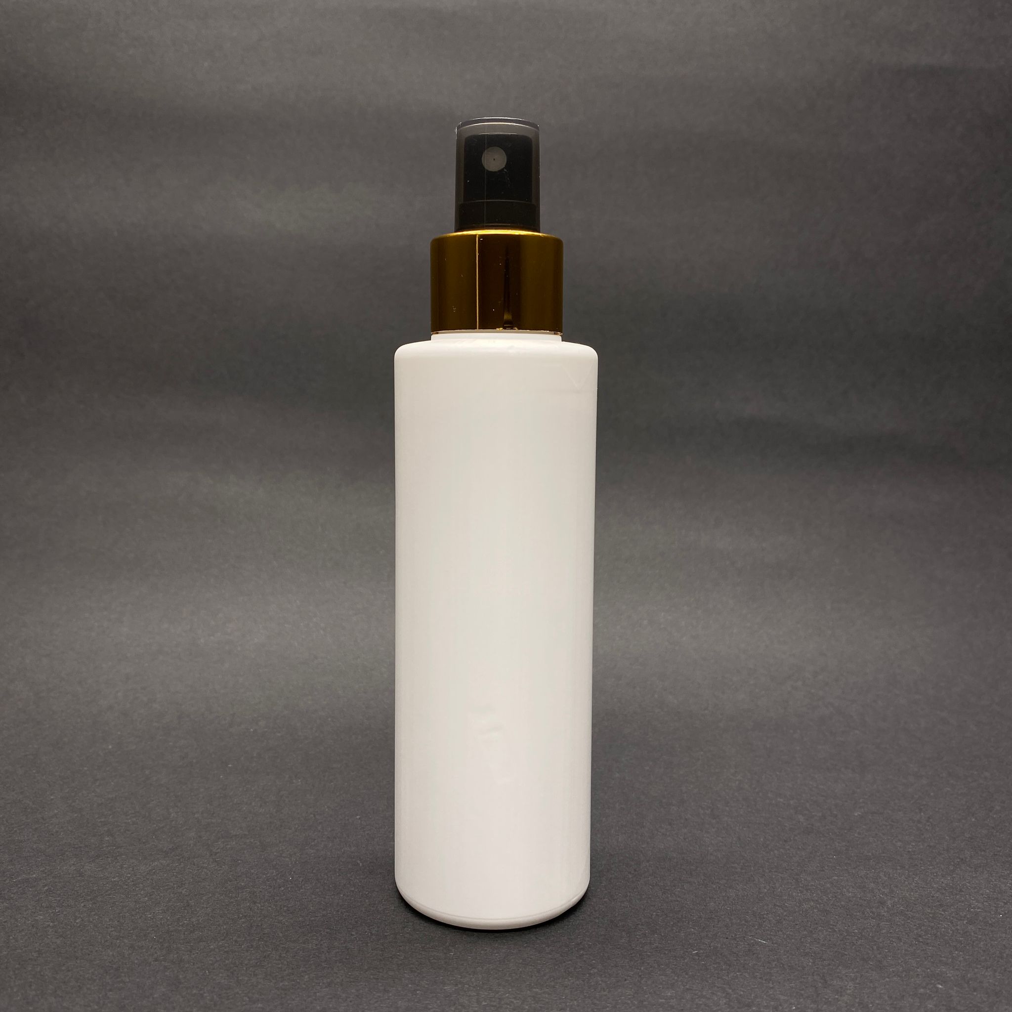 150 Cc Mat Beyaz Sert Polietilen Şişe - Gold Spreyli - 150 Ml Beyaz Plastik Şişe