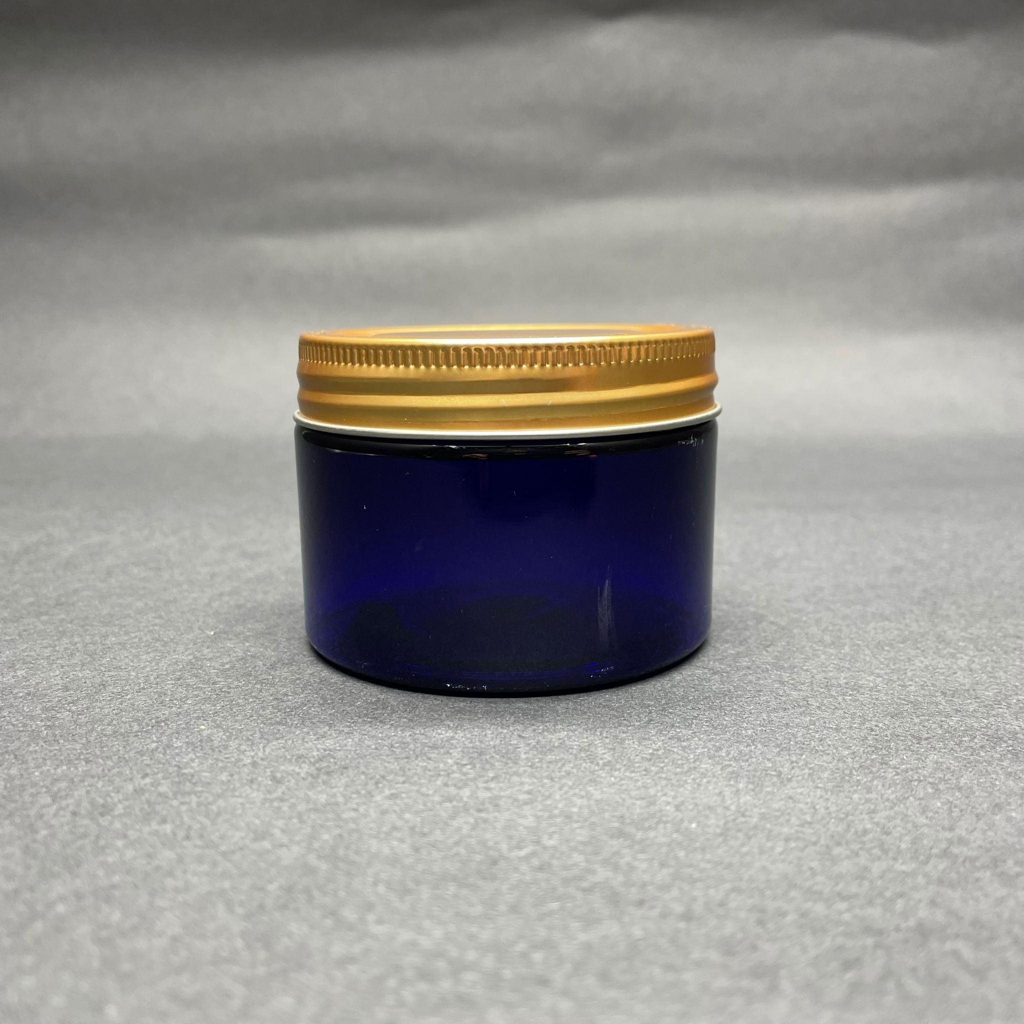 150 Cc Mavi Sert Plastik Kavanoz - Gold Metal Kapaklı - 150 Ml Metal Kapaklı Plastik Kavanoz - Kozmetik Kavanoz, Gıda Kavanozu Ve Krem Kavanozu Olarak Kullanabilirsiniz