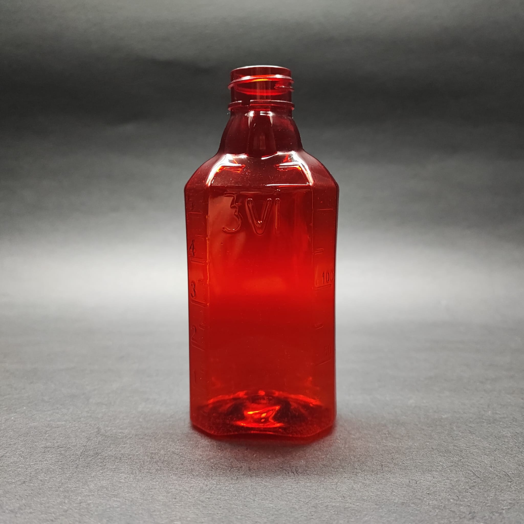 150 Cc Ölçekli Pet Şişe - 24 Ağız - 150 Ml Ve Oz Ölçülü Kırmızı Pet Şişe