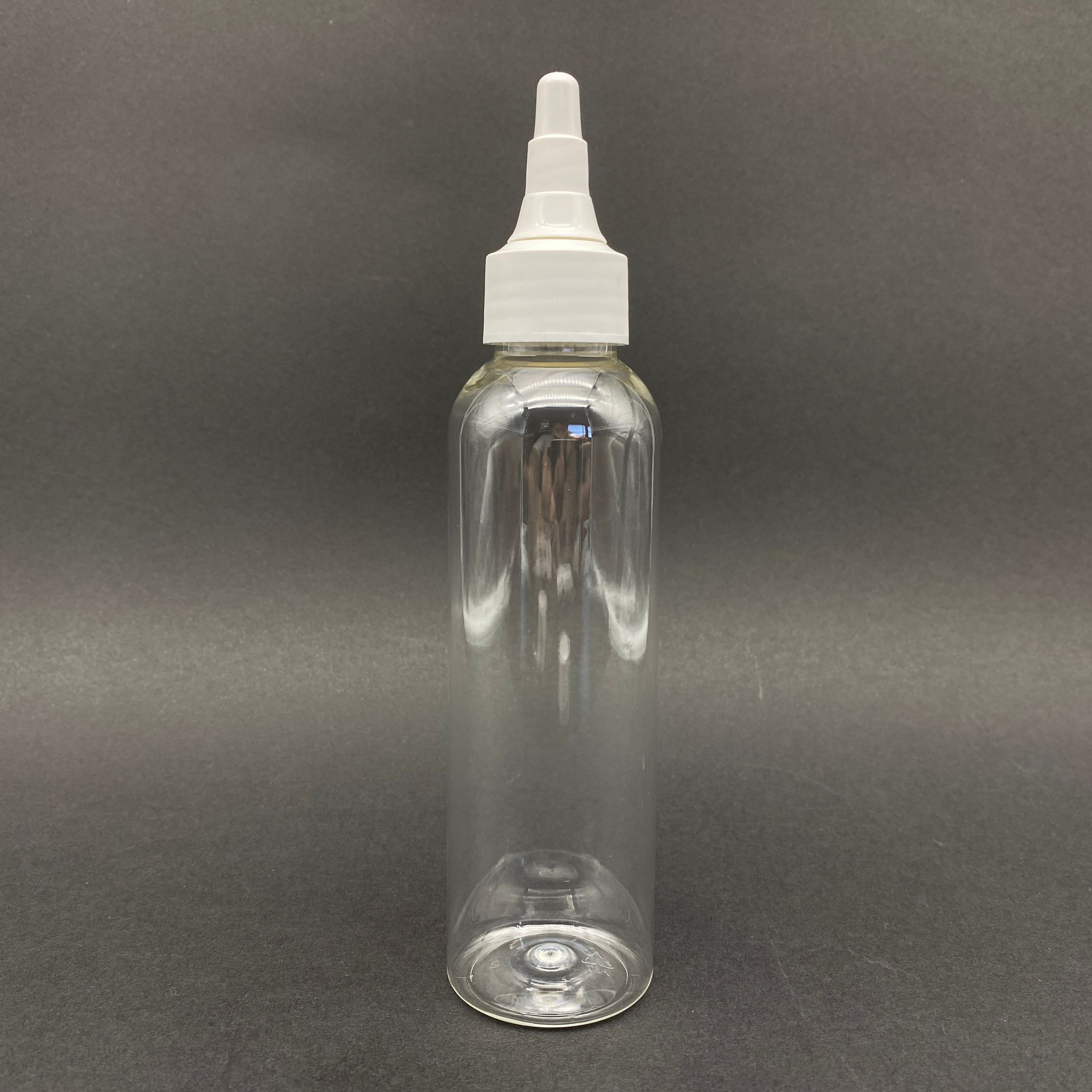 150 Cc Pet Şişe - Beyaz Asansör Akıtıcı Kapaklı - 150 Ml Plastik Akıtıcılı Şişe