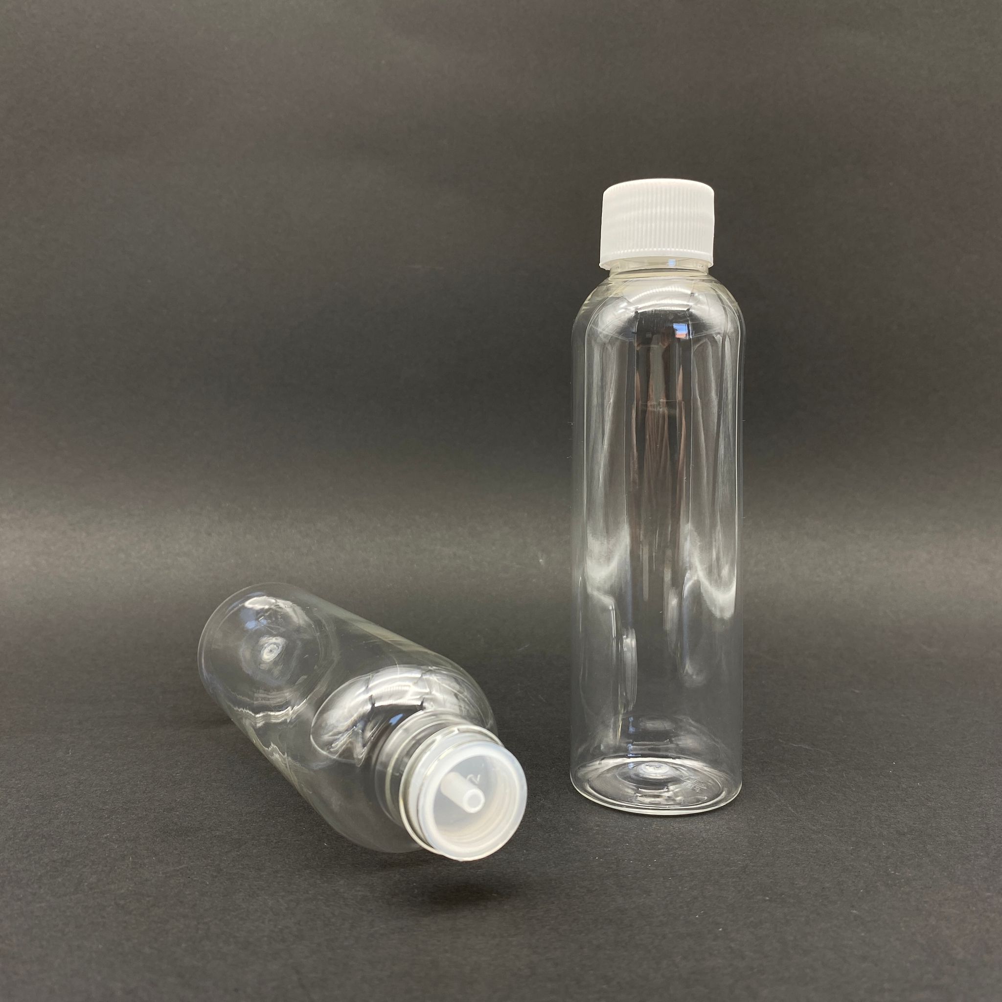 150 Cc Pet Şişe - Beyaz Kapaklı - Kolonya Tıpalı - 150 Ml Plastik Kolonya Şişesi