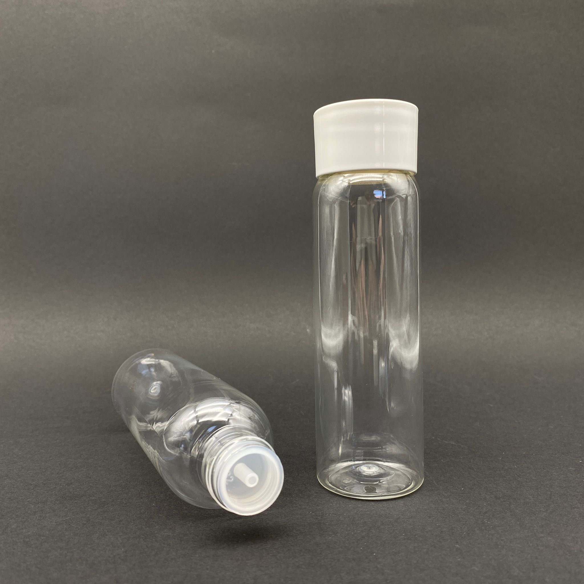 150 Cc Pet Şişe - Beyaz Kolonya Kapaklı - Kolonya Tıpalı - 150 Ml Plastik Kolonya Şişesi