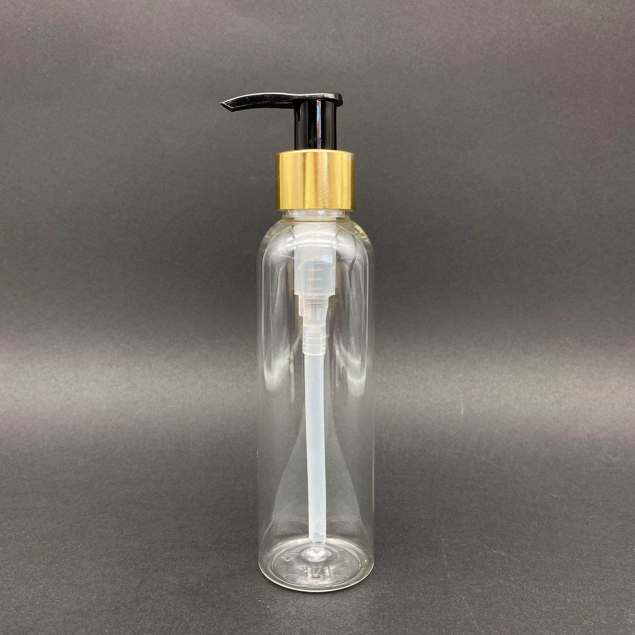 150 Cc Pet Şişe - Gold Pompalı - 150 Ml Pompalı Plastik Şişe