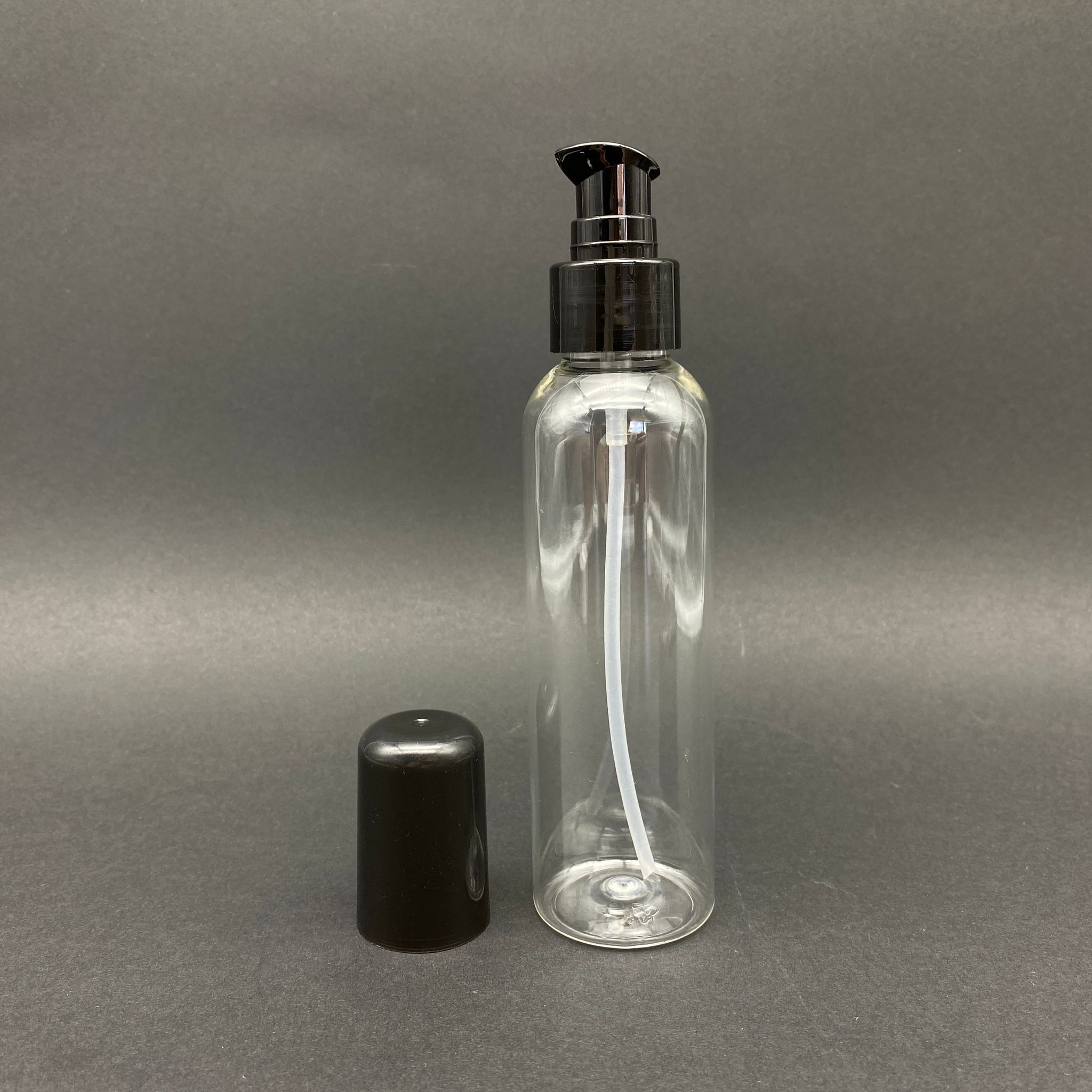 150 Cc Pet Şişe - Siyah Losyon Pompalı - 150 Ml Pompalı Plastik Şişe