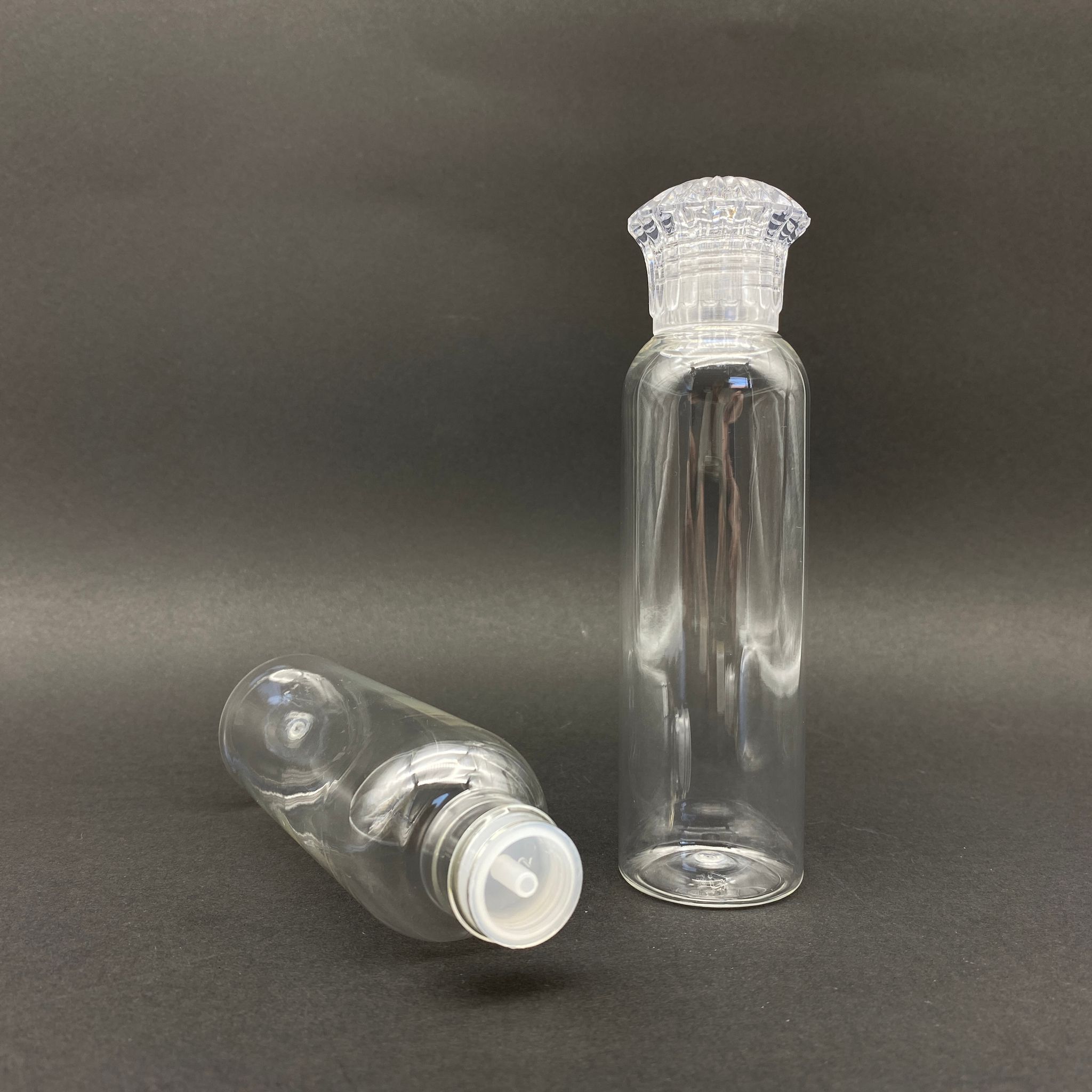 150 Cc Plastik Kolonya Şişesi - Kristal Kapaklı - 150 Ml Sert Plastik Kolonya Şişesi