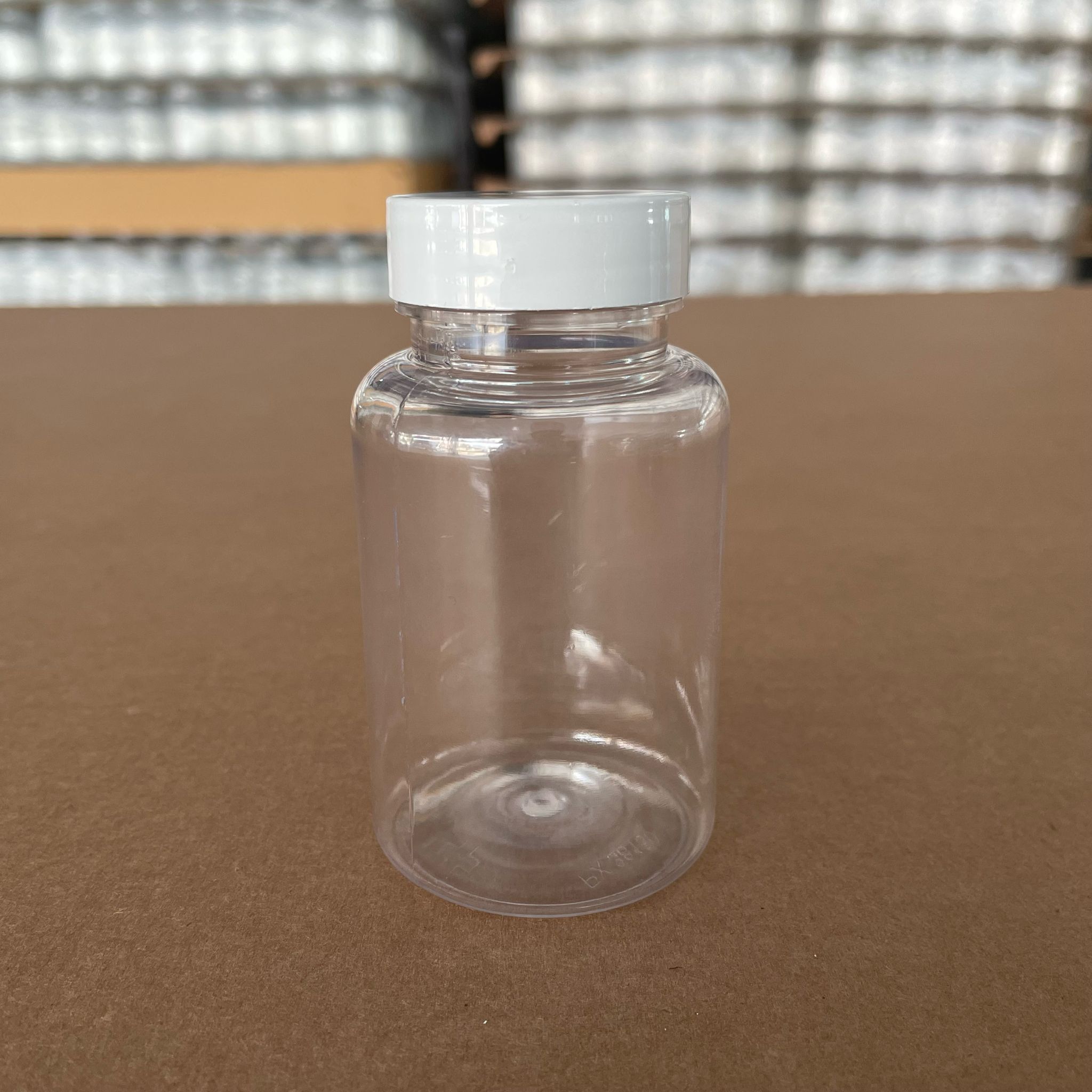 150 Cc Şeffaf Pet Tablet Şişesi - Beyaz Kapaklı - 150 Ml Kapsül Kutusu - İlaç Şişesi - Medikal Hap Şişesi - Farmasötik Kavanoz