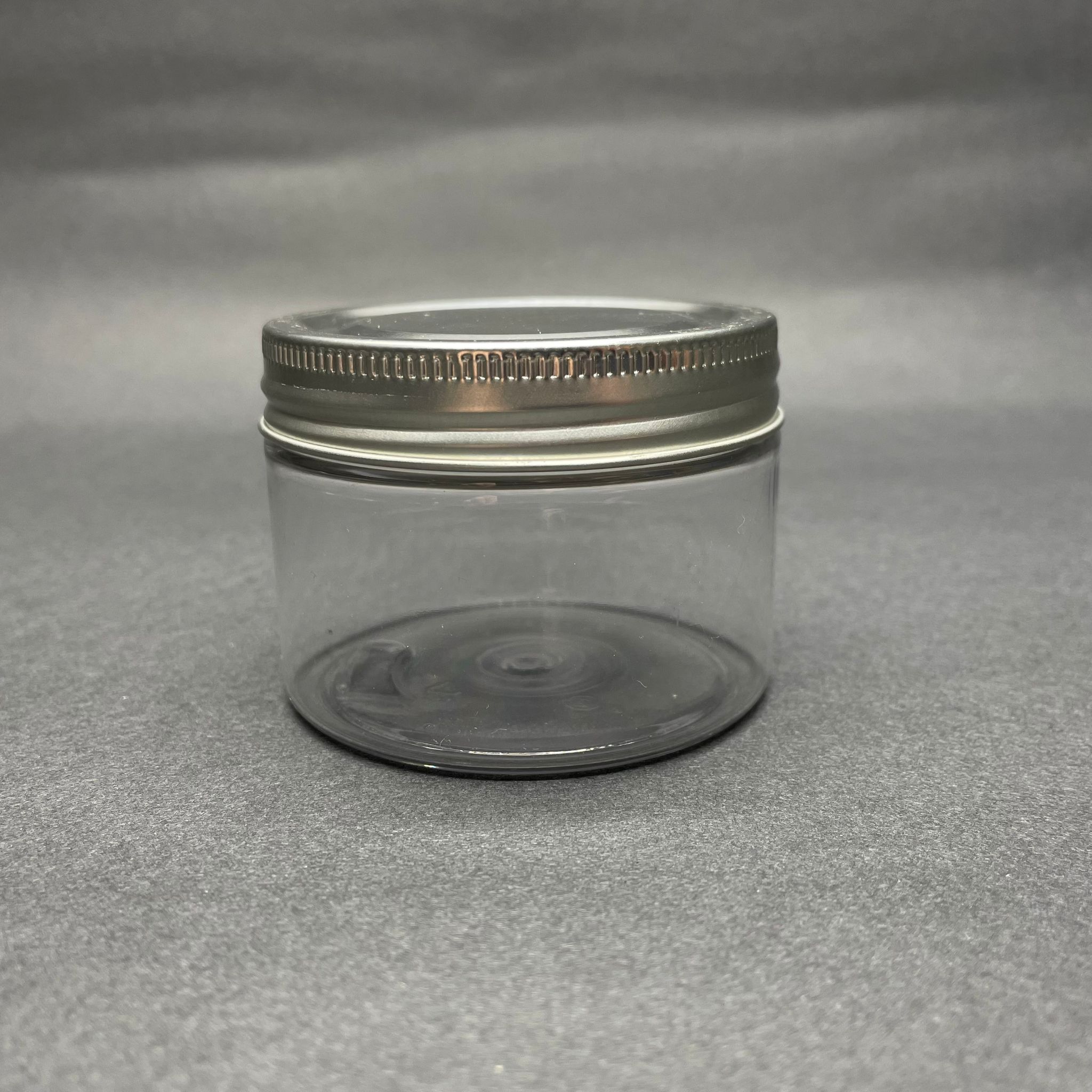 150 Cc Şeffaf Sert Plastik Kavanoz - Gümüş Metal Kapaklı - 150 Ml Metal Kapaklı Plastik Kavanoz - Kozmetik Kavanoz, Gıda Kavanozu Ve Krem Kavanozu Olarak Kullanabilirsiniz