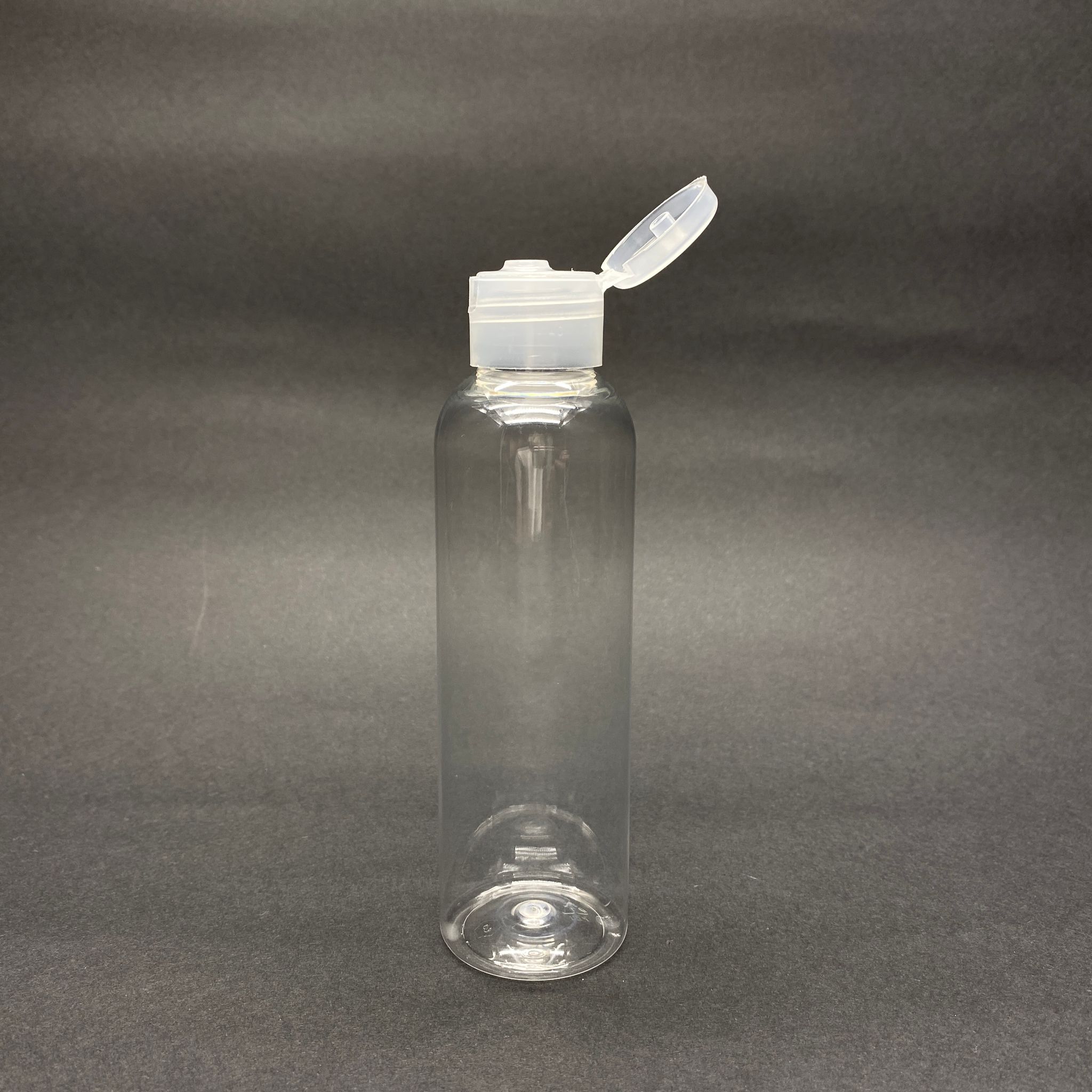 150 Cc Sert Pet Şişe - Şeffaf Fliptop Akıtıcı Kapaklı -  Çıtçıt Kapaklı - 150 Ml Akıtıcılı Plastik Şişe
