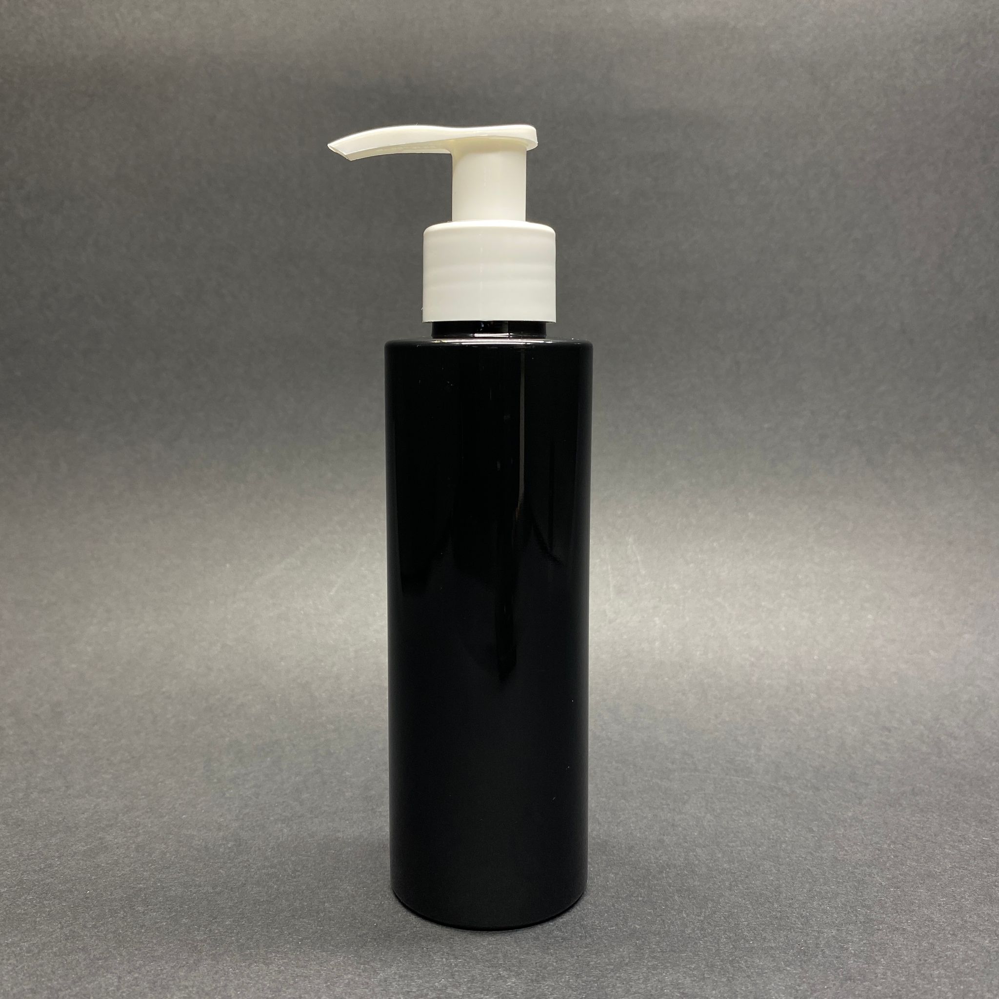 150 Cc Siyah Pet Şişe - Beyaz Pompalı - 150 Ml Pompalı Plastik Şişe
