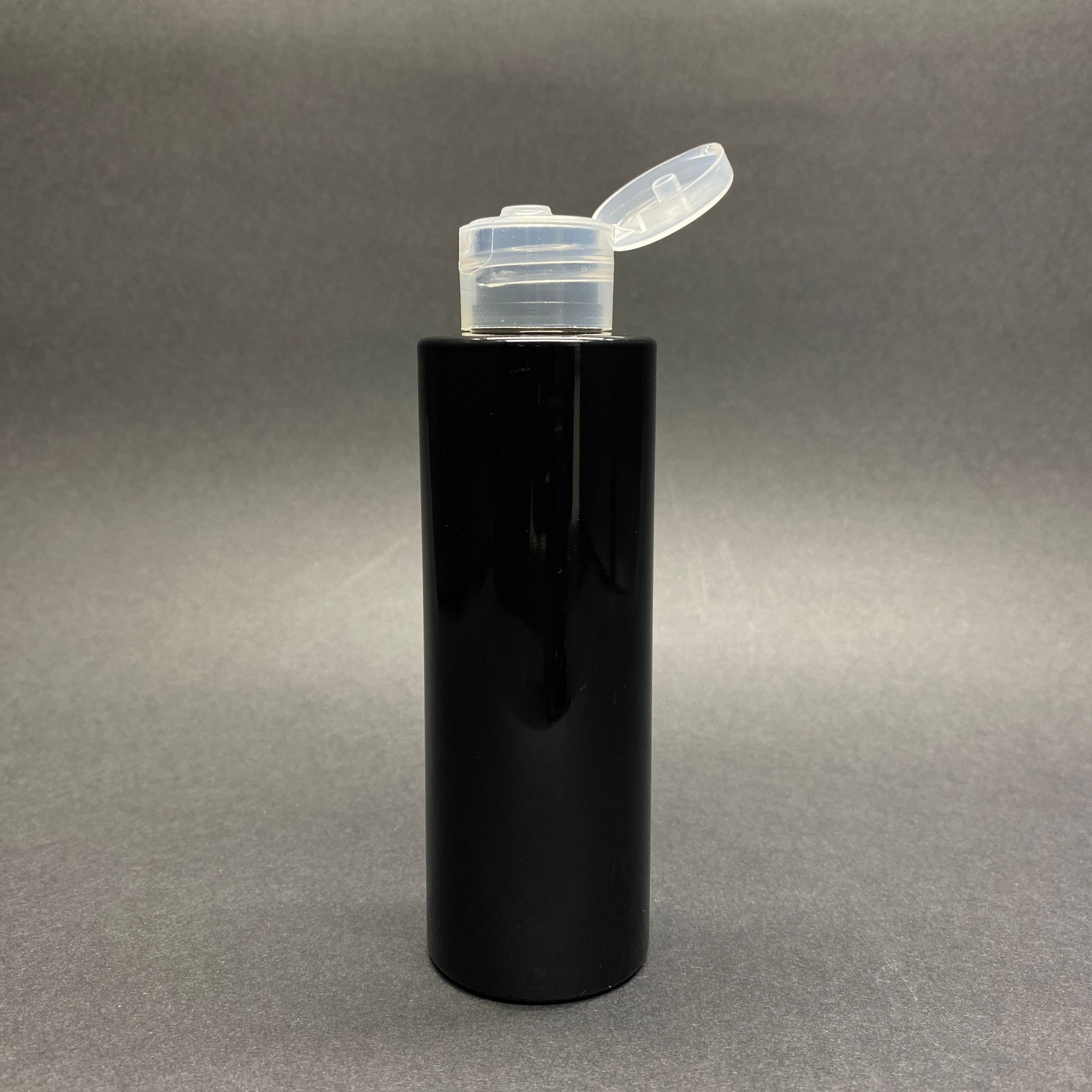 150 Cc Siyah Pet Şişe - Şeffaf Fliptop Akıtıcı Kapaklı - 150 Ml Plastik Akıtıcılı Şişe
