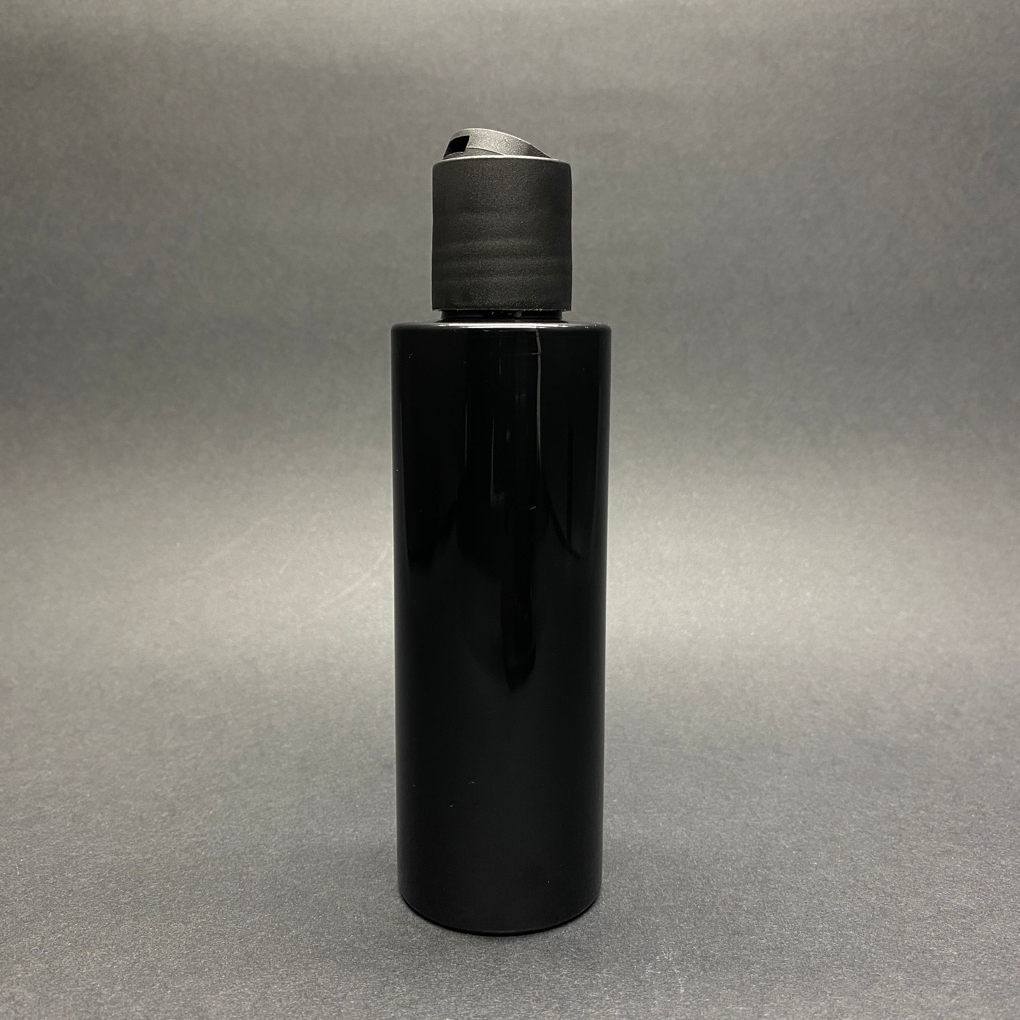 150 Cc Siyah Pet Şişe - Siyah Disktop Kapaklı - 150 Ml Plastik Akıtıcılı Şampuan Şişesi