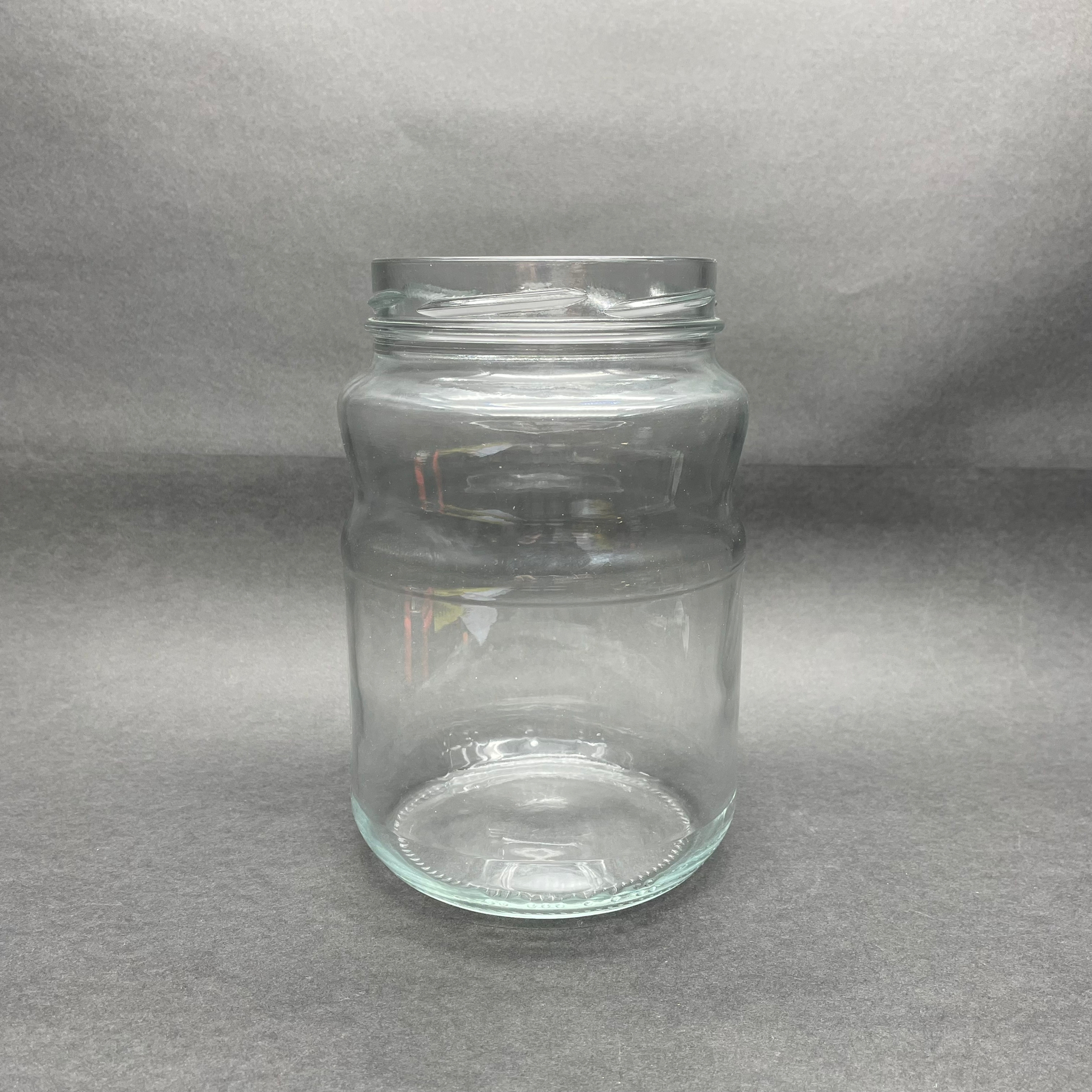 1500 Cc Boğumlu Cam Kavanoz Kapaksız (100 Ağız) - 1500 Ml Varen Kavanoz