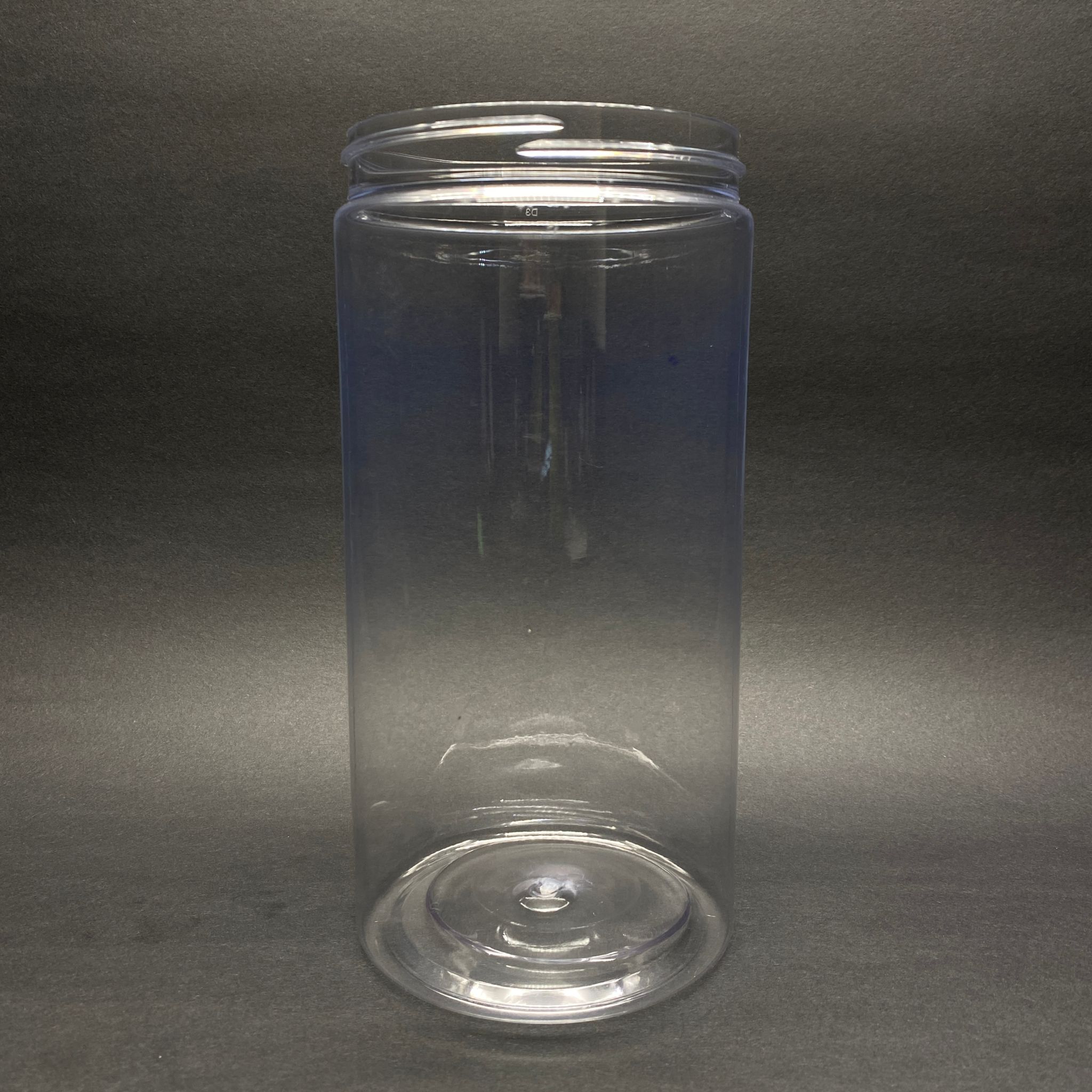 1500 Cc Silindir Sert Plastik Kavanoz - 100 Ağız - 1500 Ml Üst Kalite Pet Kavanoz