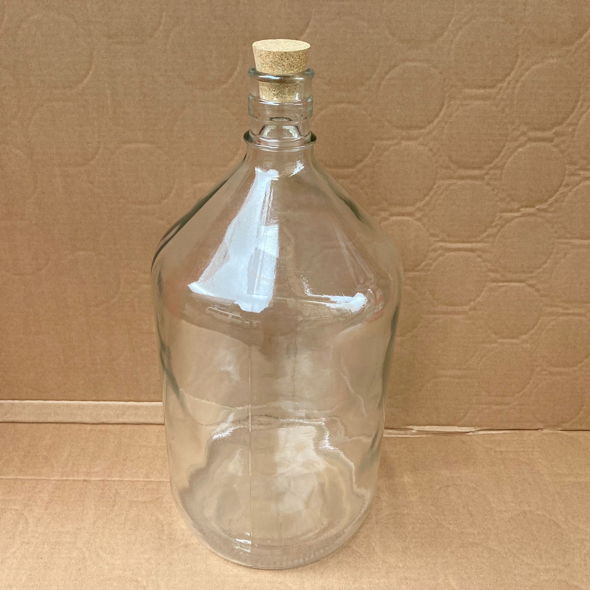 15000 Cc Cam Damacana - Mantar Tıpalı - 15 Litre Mantar Tıpalı Cam Şişe