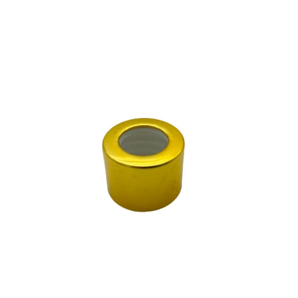 18 Mm Delikli Gold Metalik Kaplamalı Kapak (Damlalık İçin)