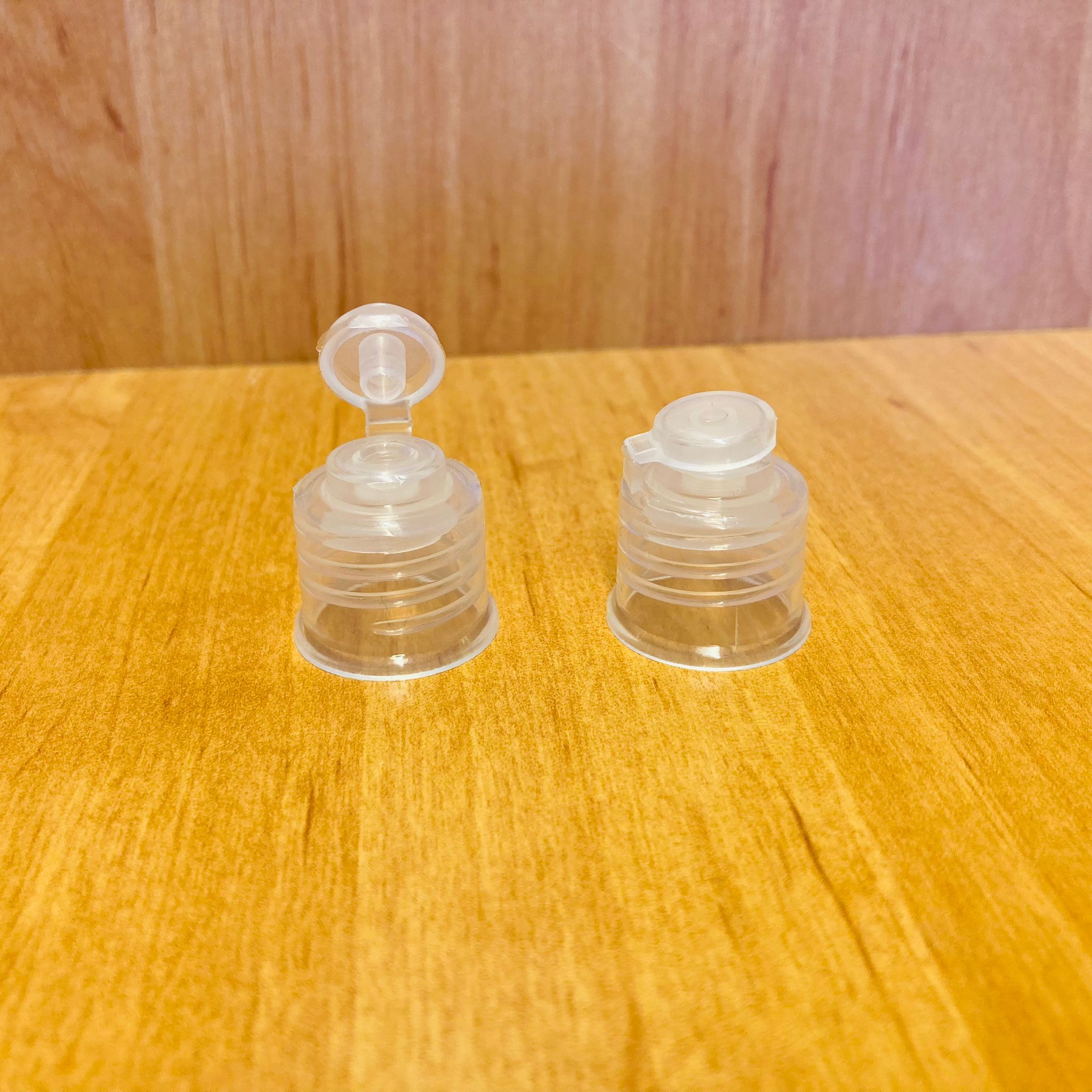 18 Mm Fliptop Kapak Şeffaf (Yeni Model) - Açılır Kapanır Kapak