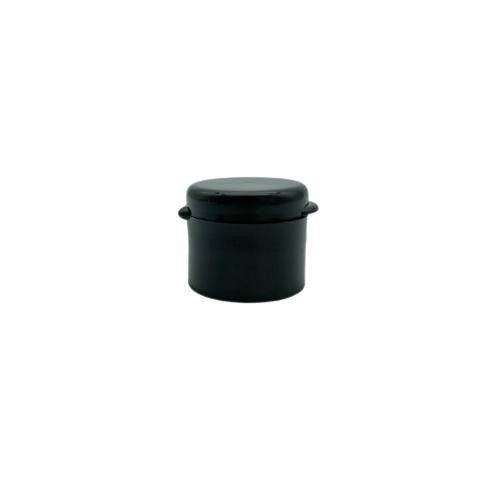 18 Mm Fliptop Kapak Siyah - Açılır Kapanır Kapak