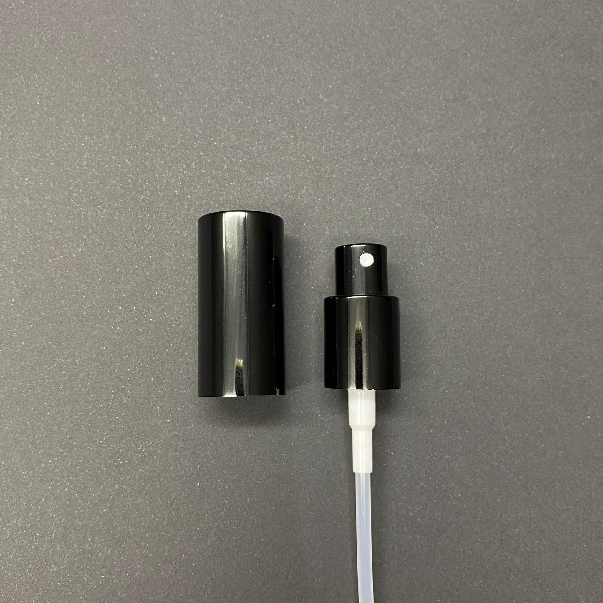 18 Mm Sprey Siyah Metale Metal Lüks Sprey - Metal Kapaklı Valf