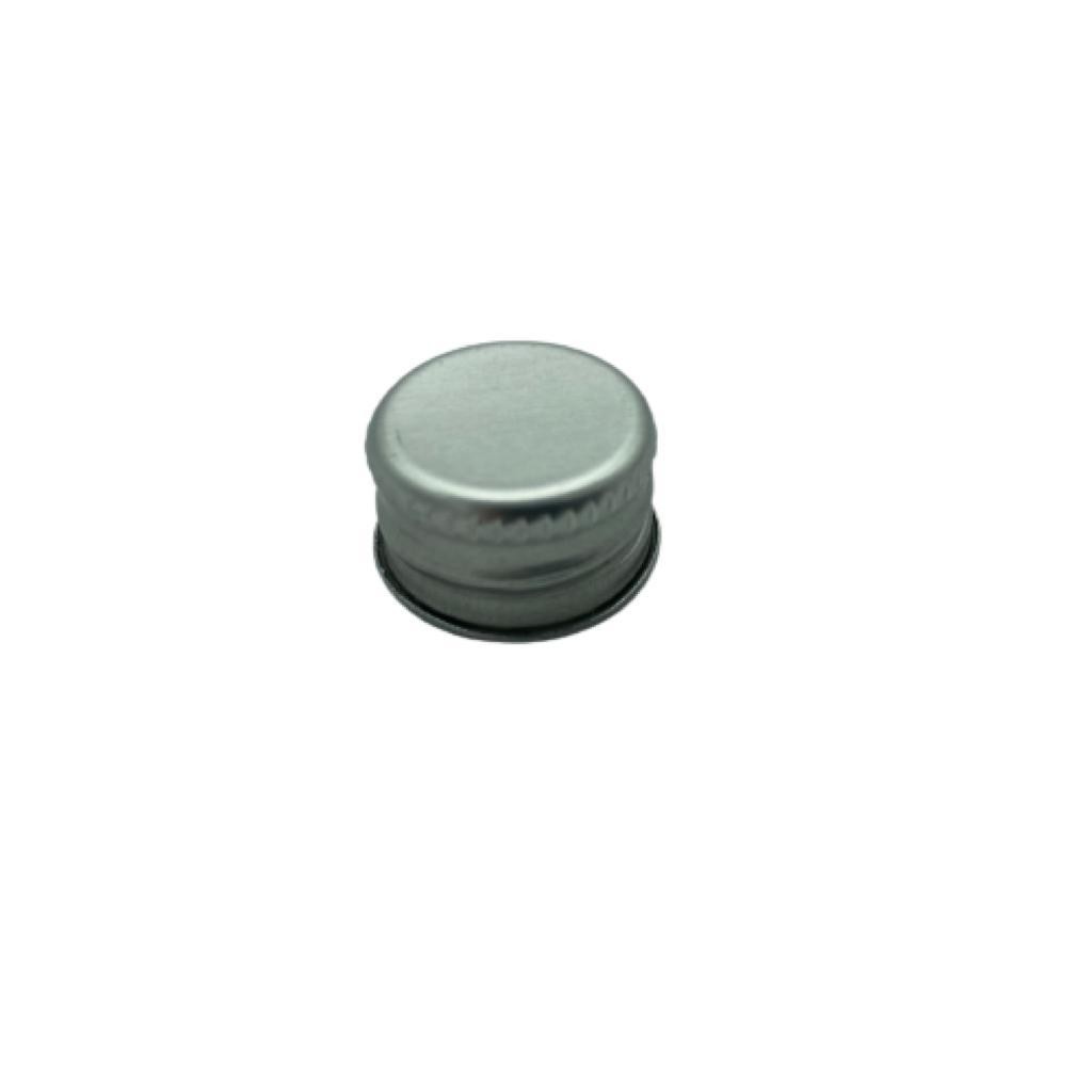 18 Mm Vidalı Gümüş Alüminyum Kapak
