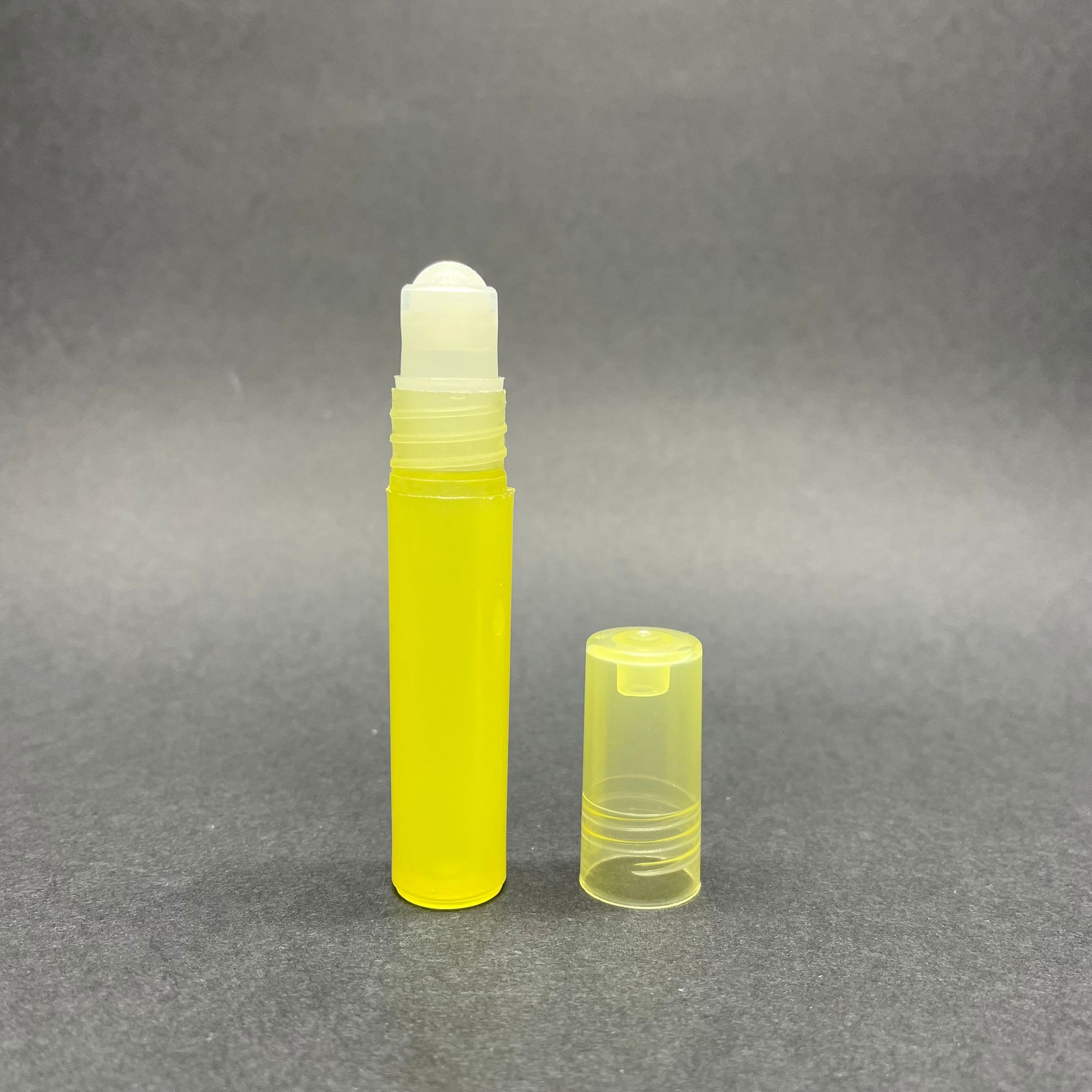 2,5 Cc Plastik Roll-On Şişe - Bilyeli Şişe - Mis Şişesi - Esans Şişesi - Koku - Şişesi - Parfümeri Şişesi - Sarı