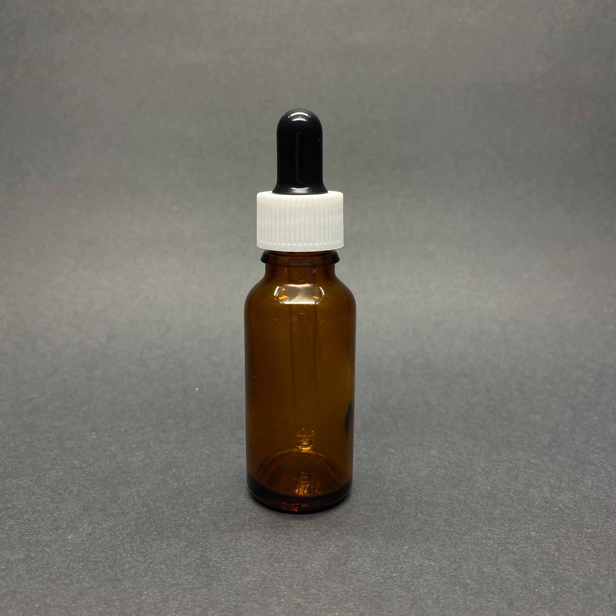 20 Cc Amber Cam Damlalıklı Şişe - Siyah Emzik - Beyaz Plastik Kapak - 20 Ml Kahverengi Cam Damlalıklı Şişe