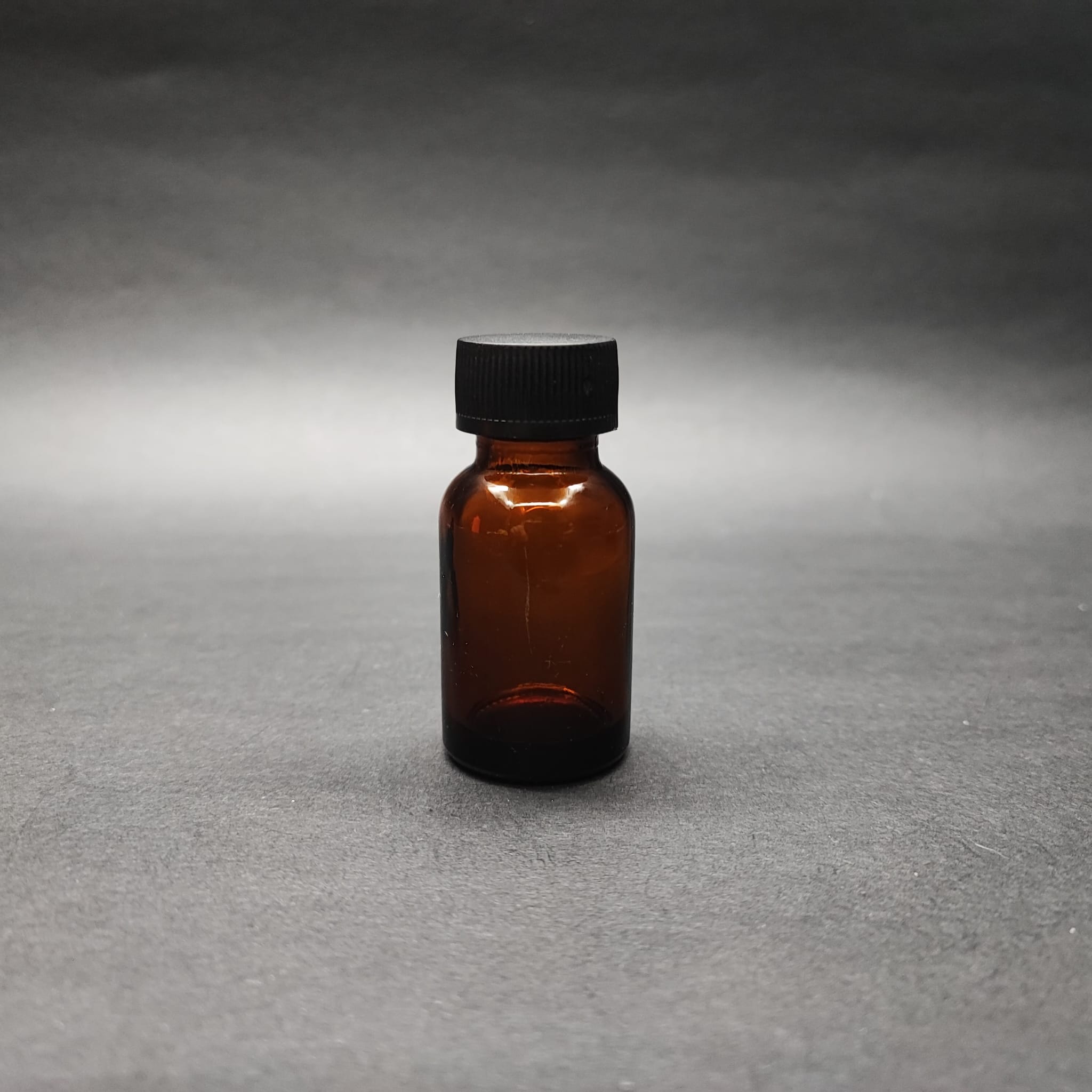 20 Cc Amber Cam Şişe - Siyah Kapaklı - 20 Ml Kahverengi Cam Şişe