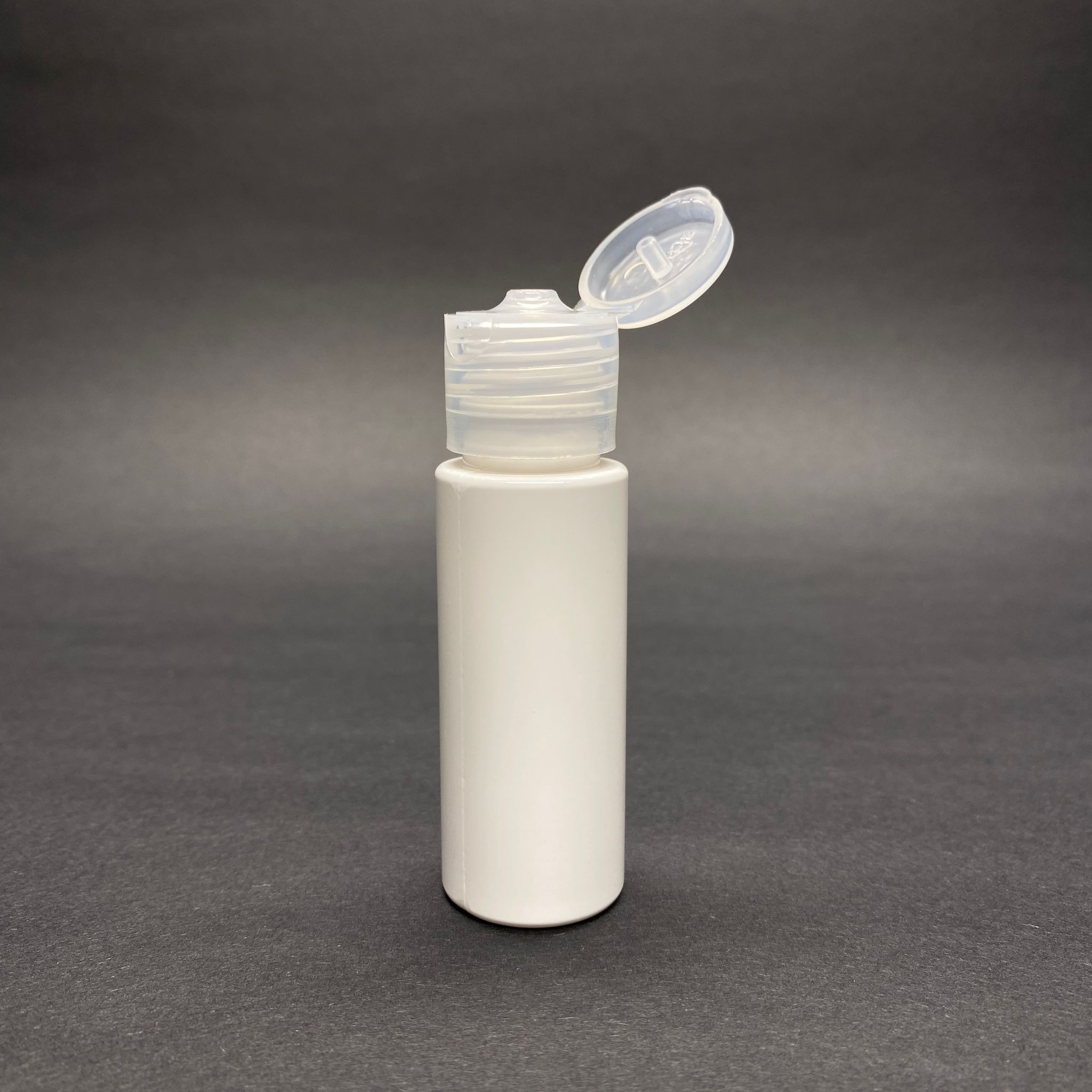 20 Cc Beyaz Pet Şişe - Şeffaf Fliptop Kapaklı - 20 Ml Pet Şişe