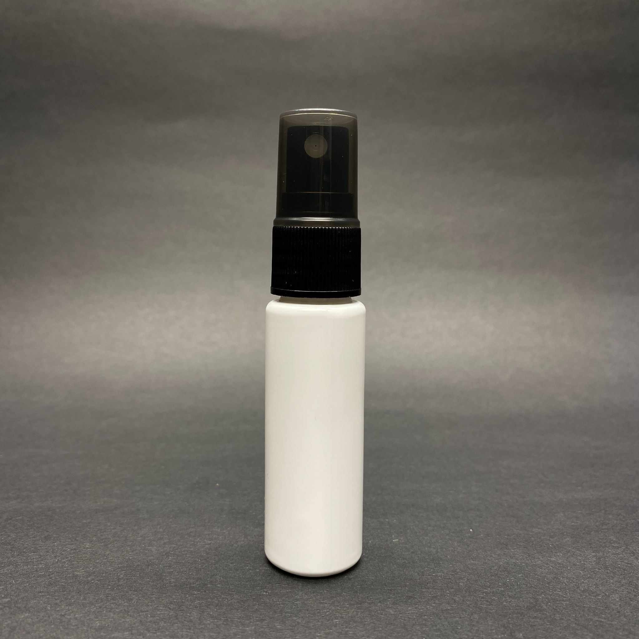 20 Cc Beyaz Pet Şişe - Siyah Spreyli Tester 20 Ml Plastik Şişe