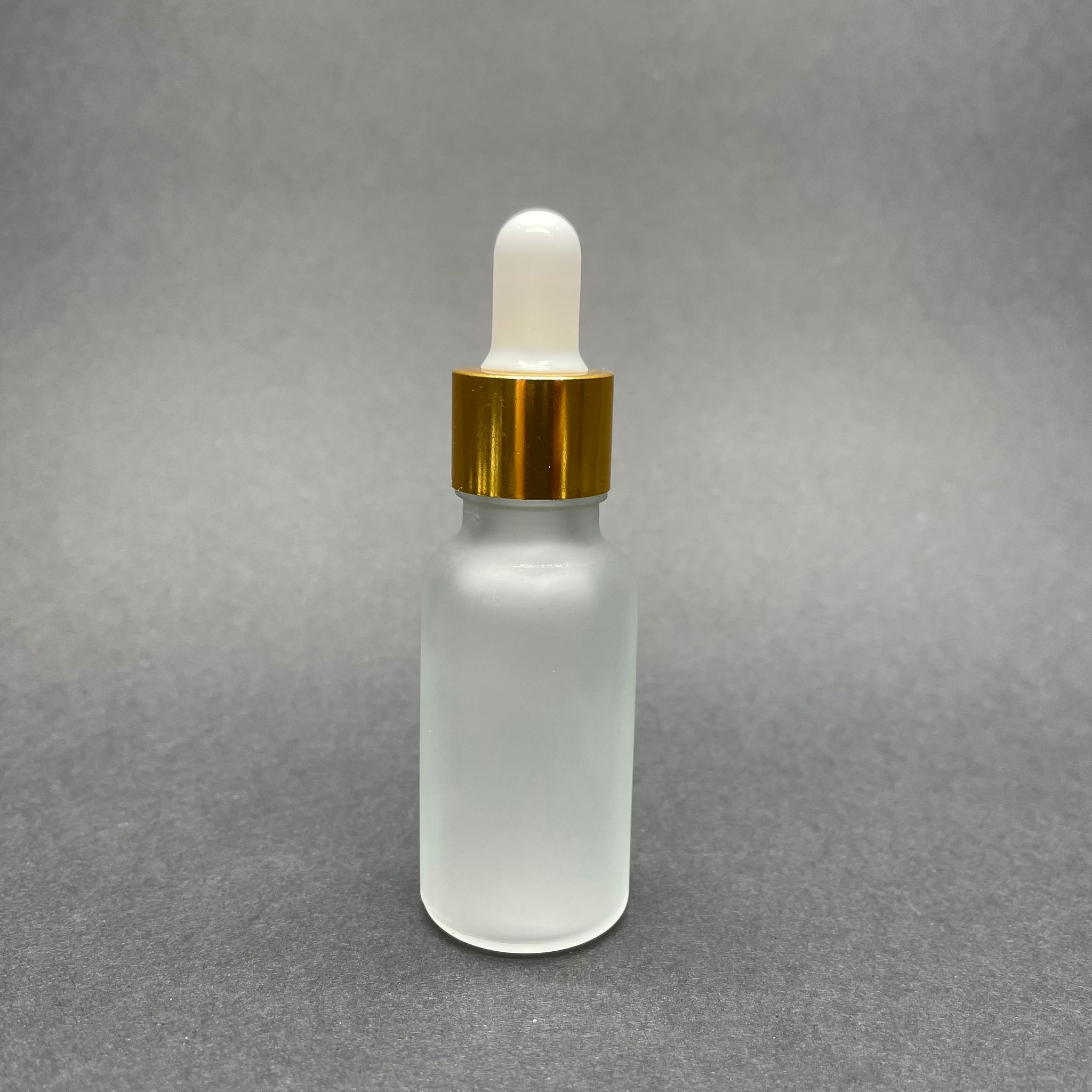 20 Cc Buzlu Cam Damlalıklı Şişe - Beyaz Emzik - Gold Metal Kapak - 20 Ml Buzlu Cam Damlalıklı Şişe - Serum Şişesi Damlalıklı - Boş Serum Şişesi - Toptan Damlalıklı Şişe