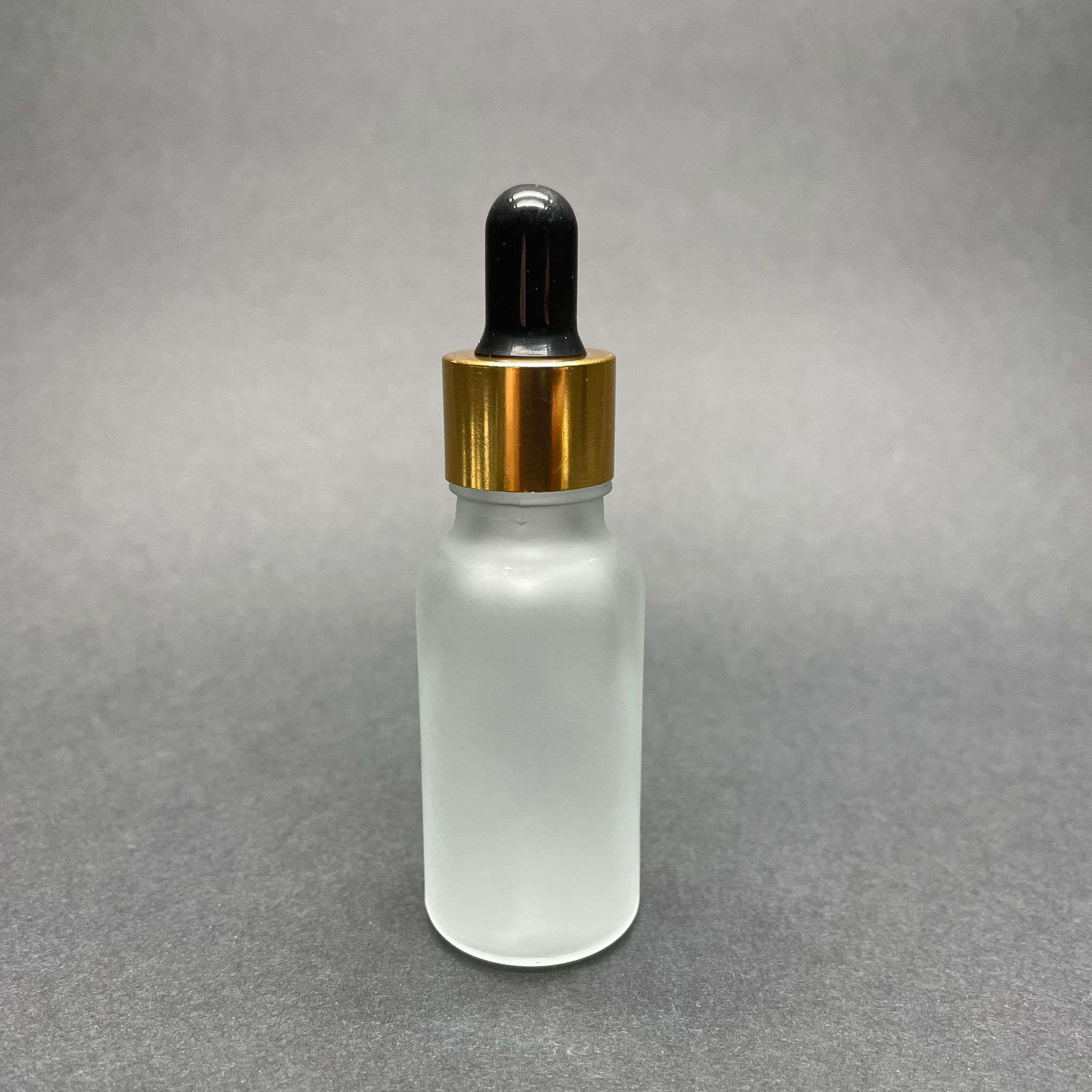20 Cc Buzlu Cam Damlalıklı Şişe - Siyah Emzik - Gold Metal Kapak - 20 Ml Buzlu Cam Damlalıklı Şişe - Serum Şişesi Damlalıklı - Boş Serum Şişesi - Toptan Damlalıklı Şişe
