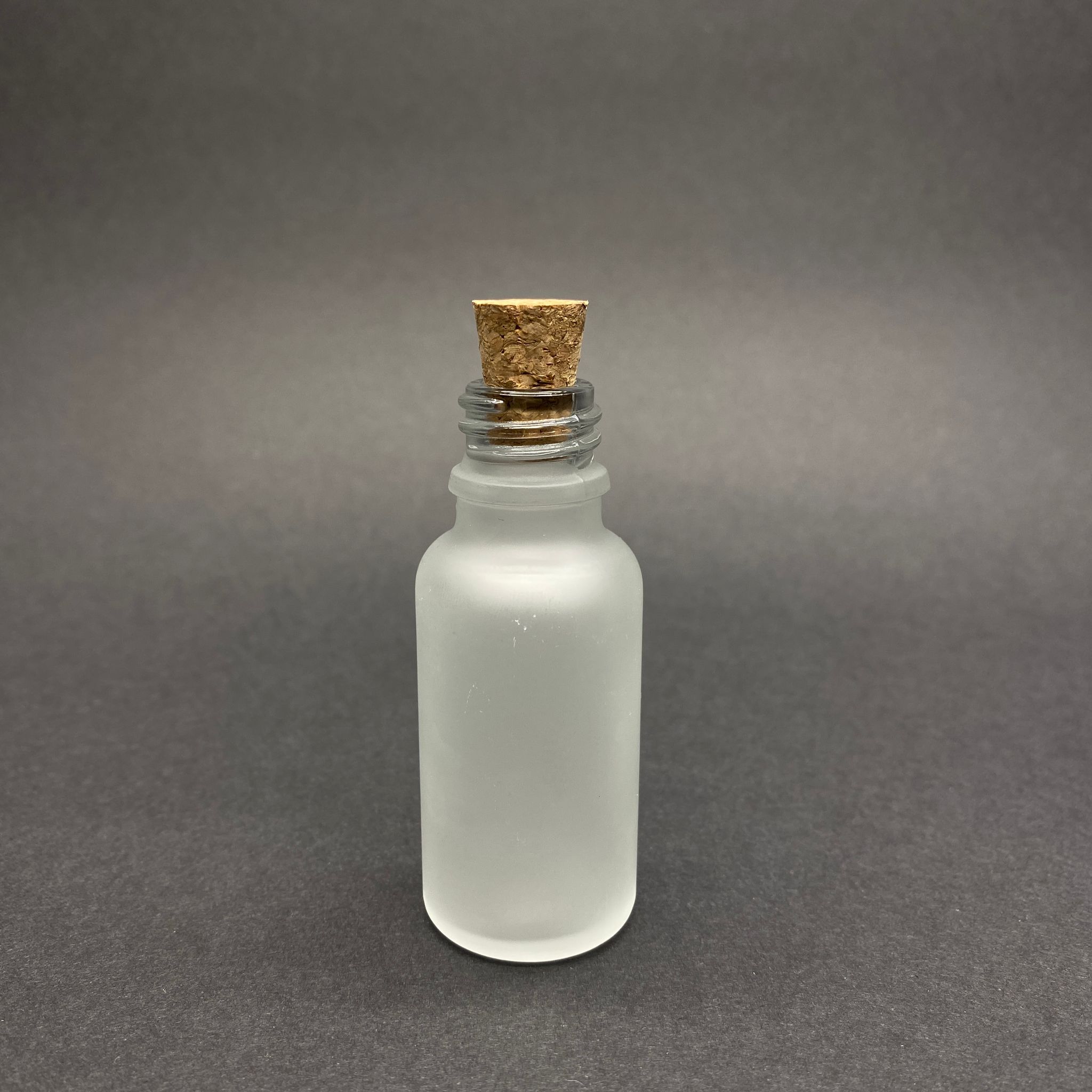20 Cc Buzlu Cam Şişe - Mantar Tıpalı - 20 Ml Buzlu Mantarlı Cam Şişe