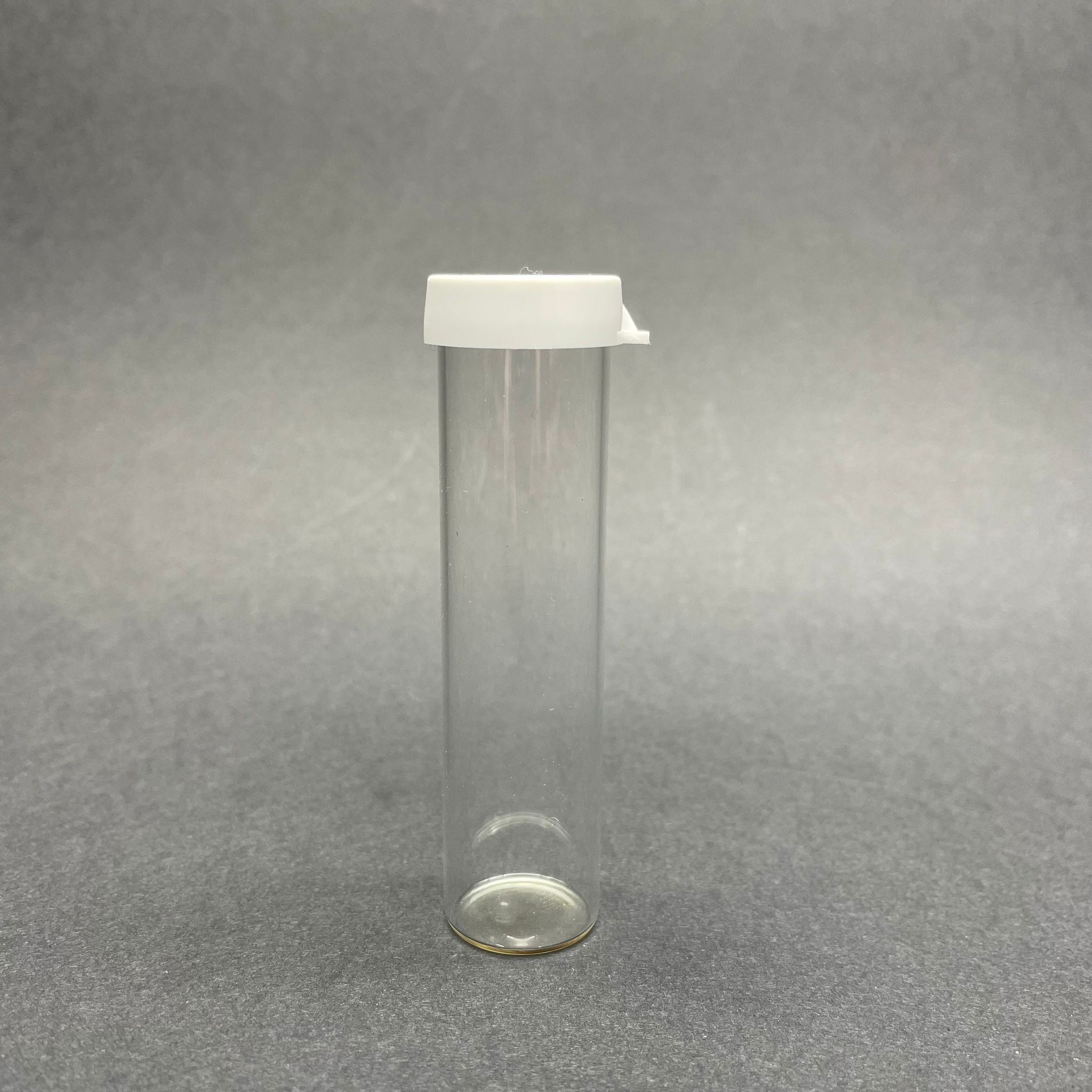 20 Cc Cam Deney Tüpü (8 Cm) Plastik Kapaklı -Plastik Kapaklı Cam Deney Tüpü